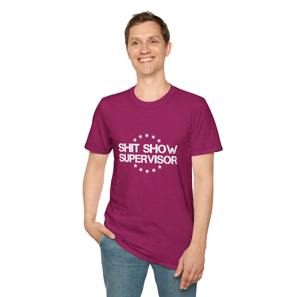 Shit Show Supervisor T-Shirt — Funny Sarcastic Gift for Her Work Humor Graphic Tee