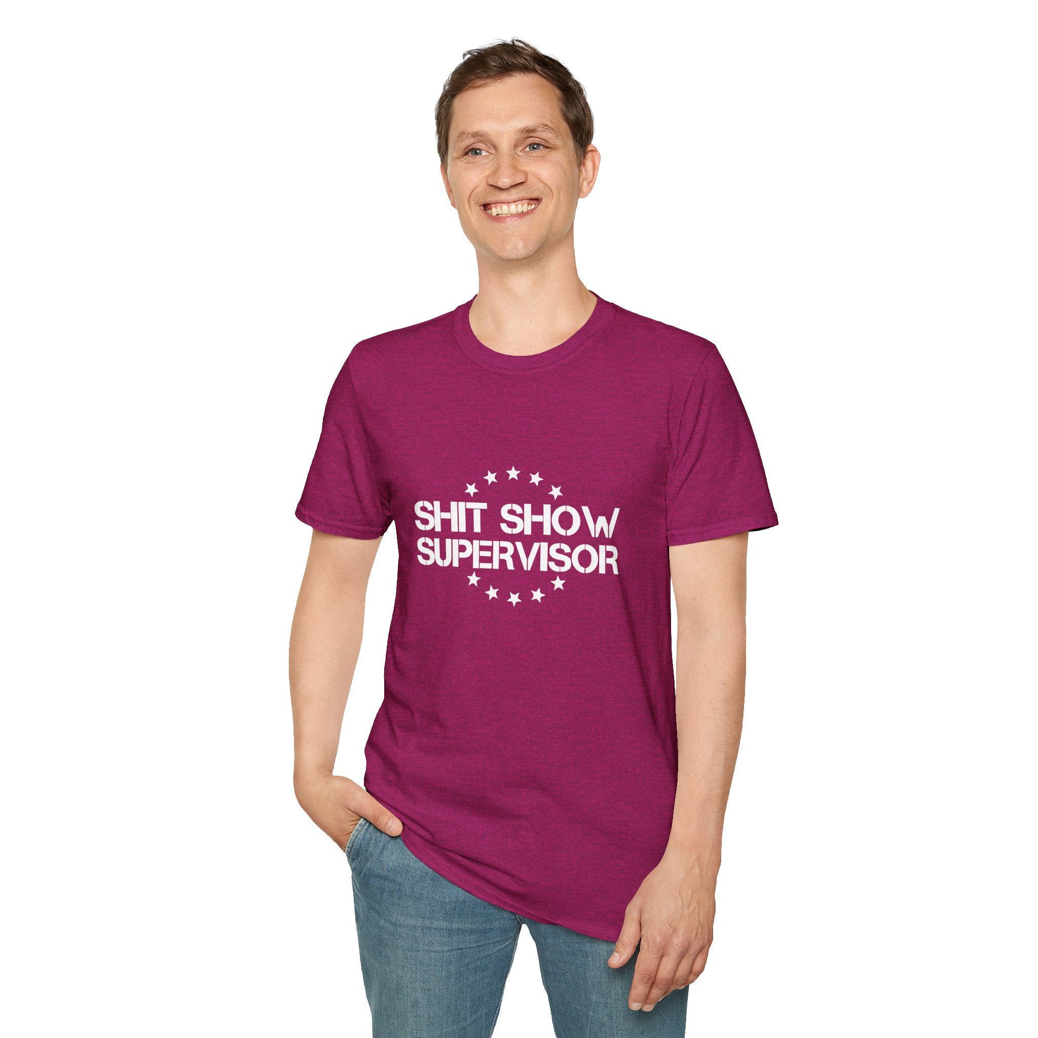 Shit Show Supervisor T-Shirt — Funny Sarcastic Gift for Her Work Humor Graphic Tee