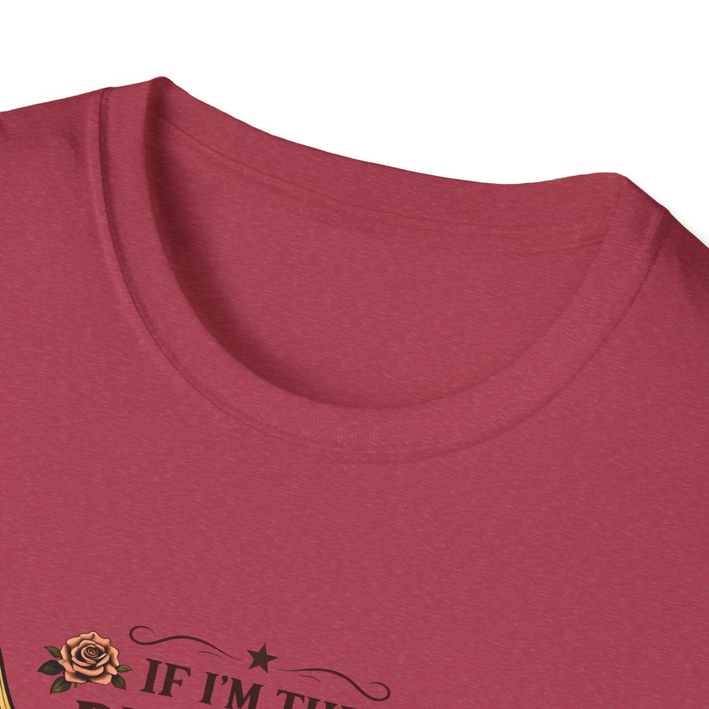 If I'm the Problem Bull Skull T-Shirt — Funny Sarcastic Western Gift for Women