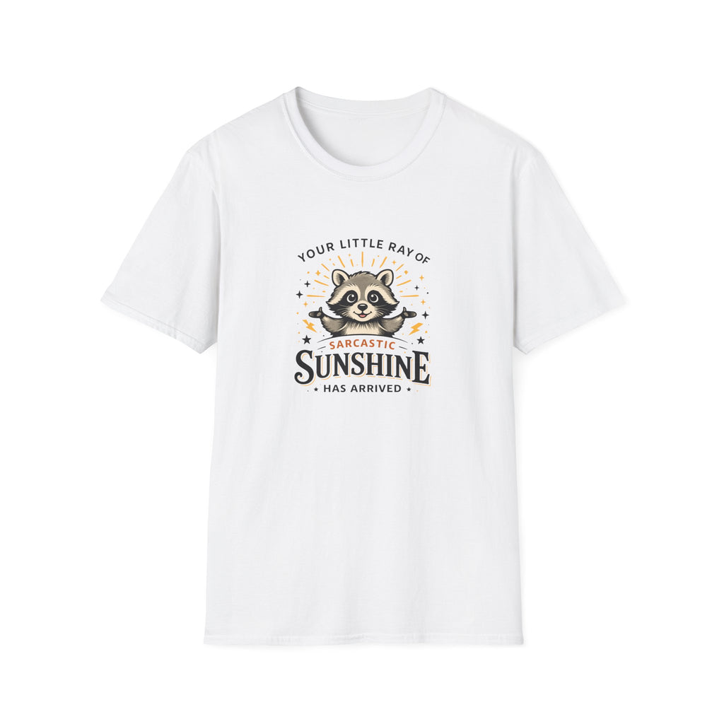 Your Little Ray of Sarcastic Sunshine Raccoon T-Shirt — Funny Gift for Her