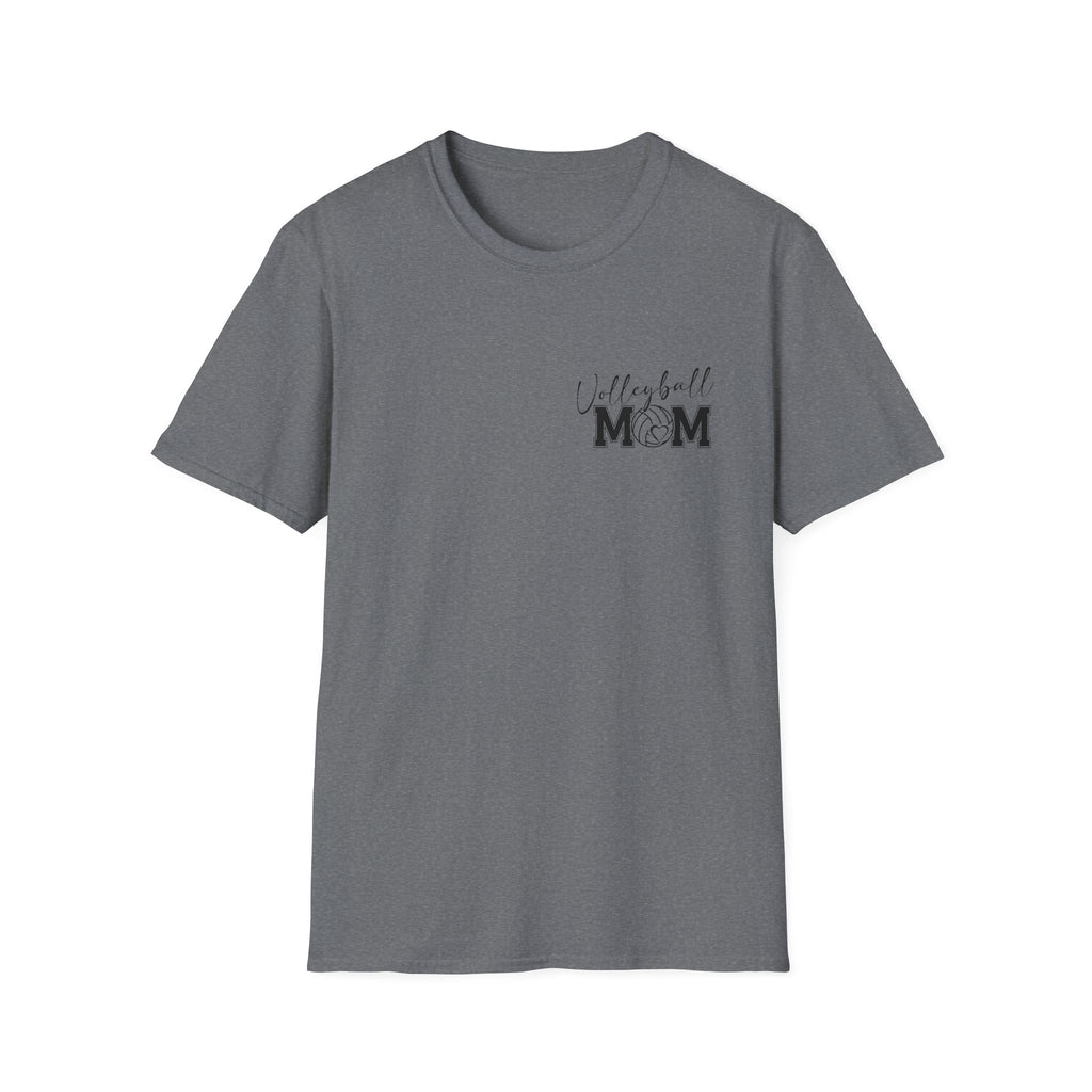 Volleyball Mom T-Shirt — Cute Game Day Gift for Sports Moms Script Graphic Tee