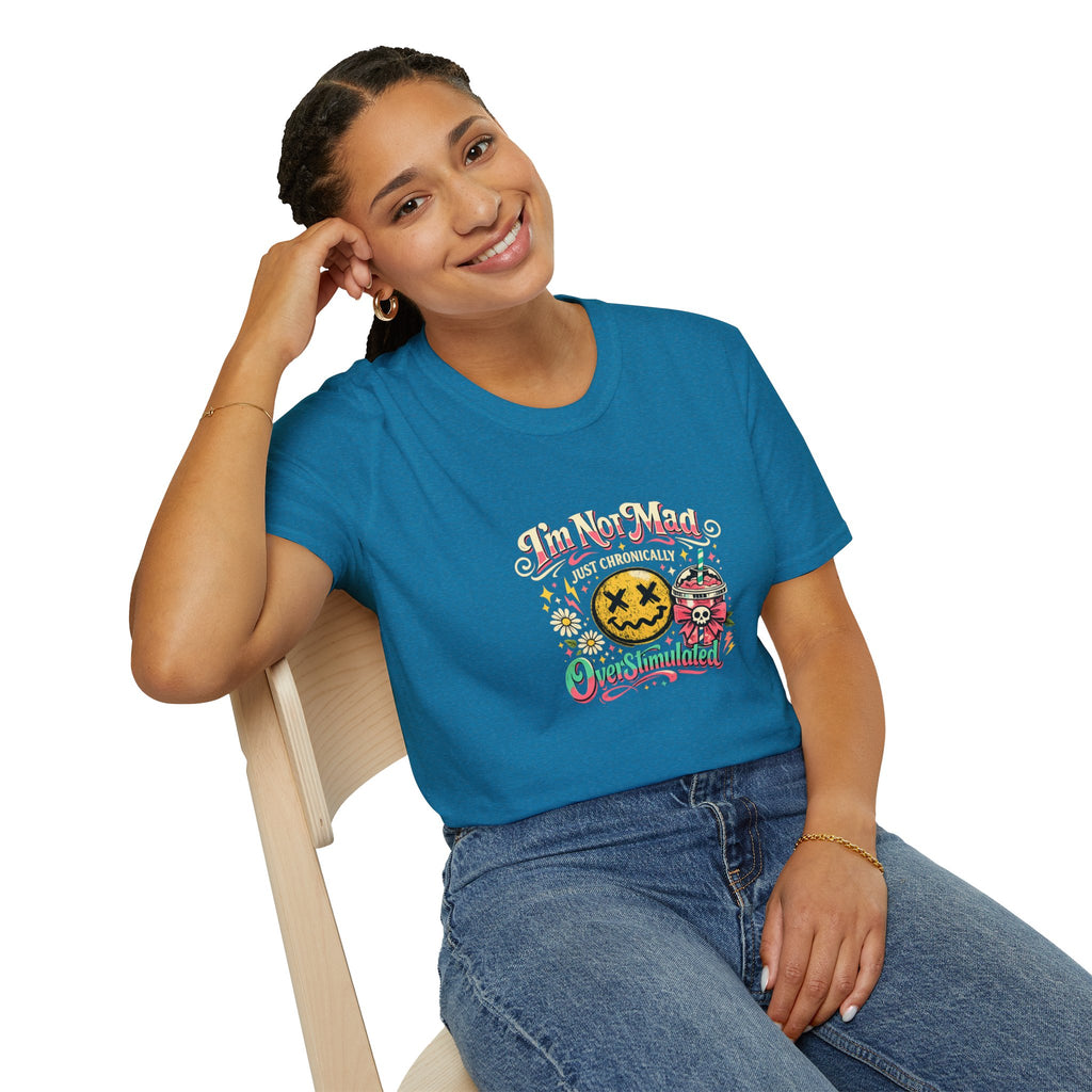 I'm Not Mad Kawaii Bubble Tea T-Shirt — Cute Funny Gift for Her Graphic Tee