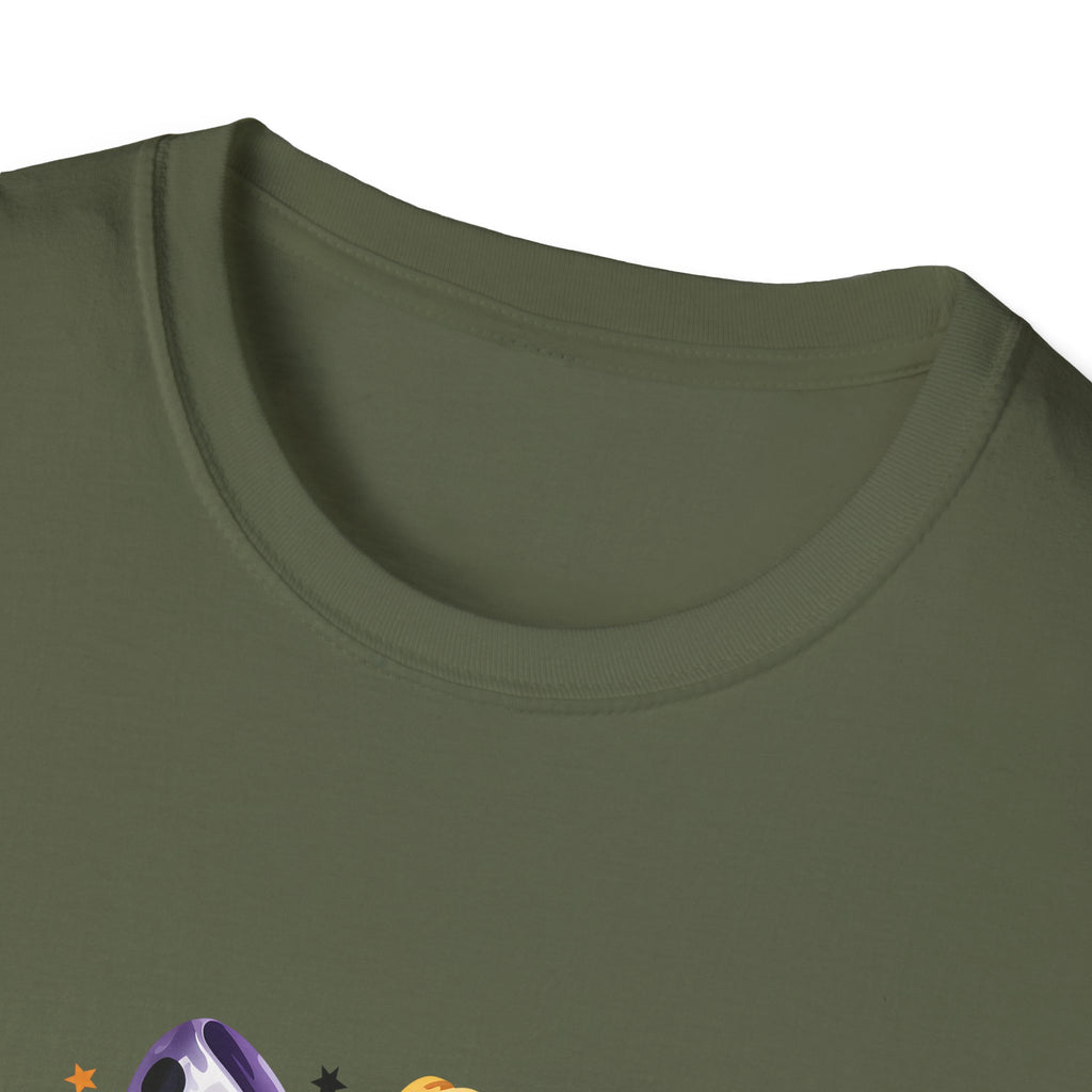 Halloween Pumpkin Bow T-Shirt — Cute Colorful Gift for Women Jack-O'-Lantern Tee