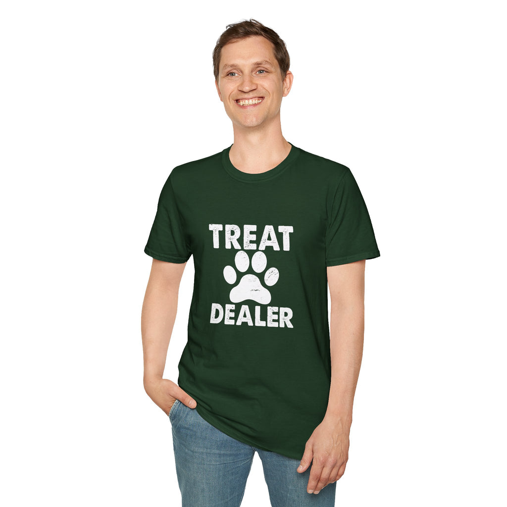 Treat Dealer T-Shirt — Funny Dog Paw Pet Lover Tee