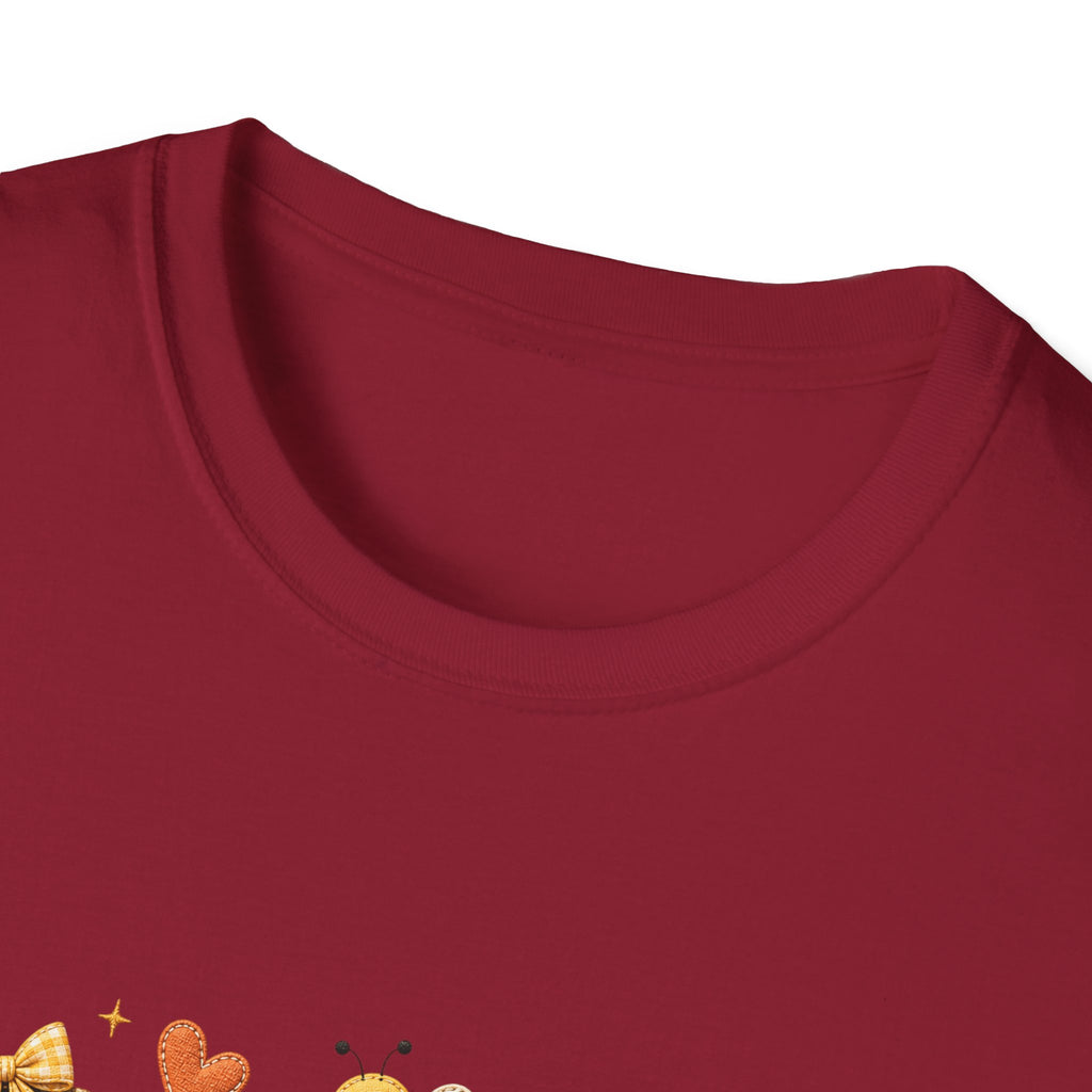 Teacher Floral Bee T-Shirt — Cute Back-to-School Gift for Teachers Graphic Tee