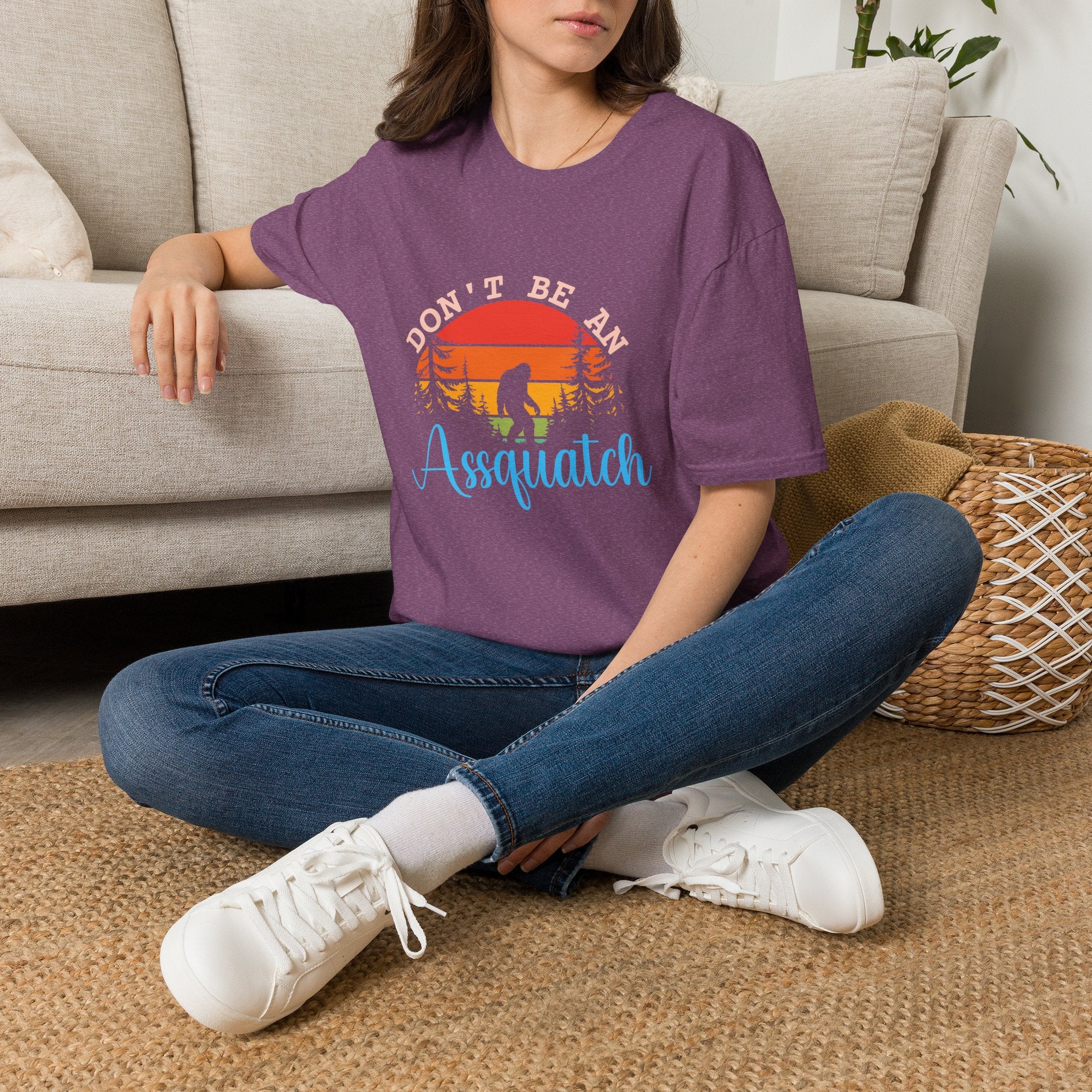 Don't Be An Assquatch T-Shirt — Funny Bigfoot Gift Sasquatch Sunset Graphic Tee
