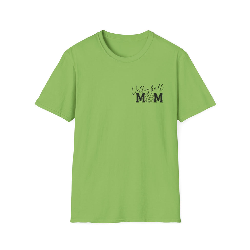 Volleyball Mom T-Shirt — Cute Game Day Gift for Sports Moms Script Graphic Tee