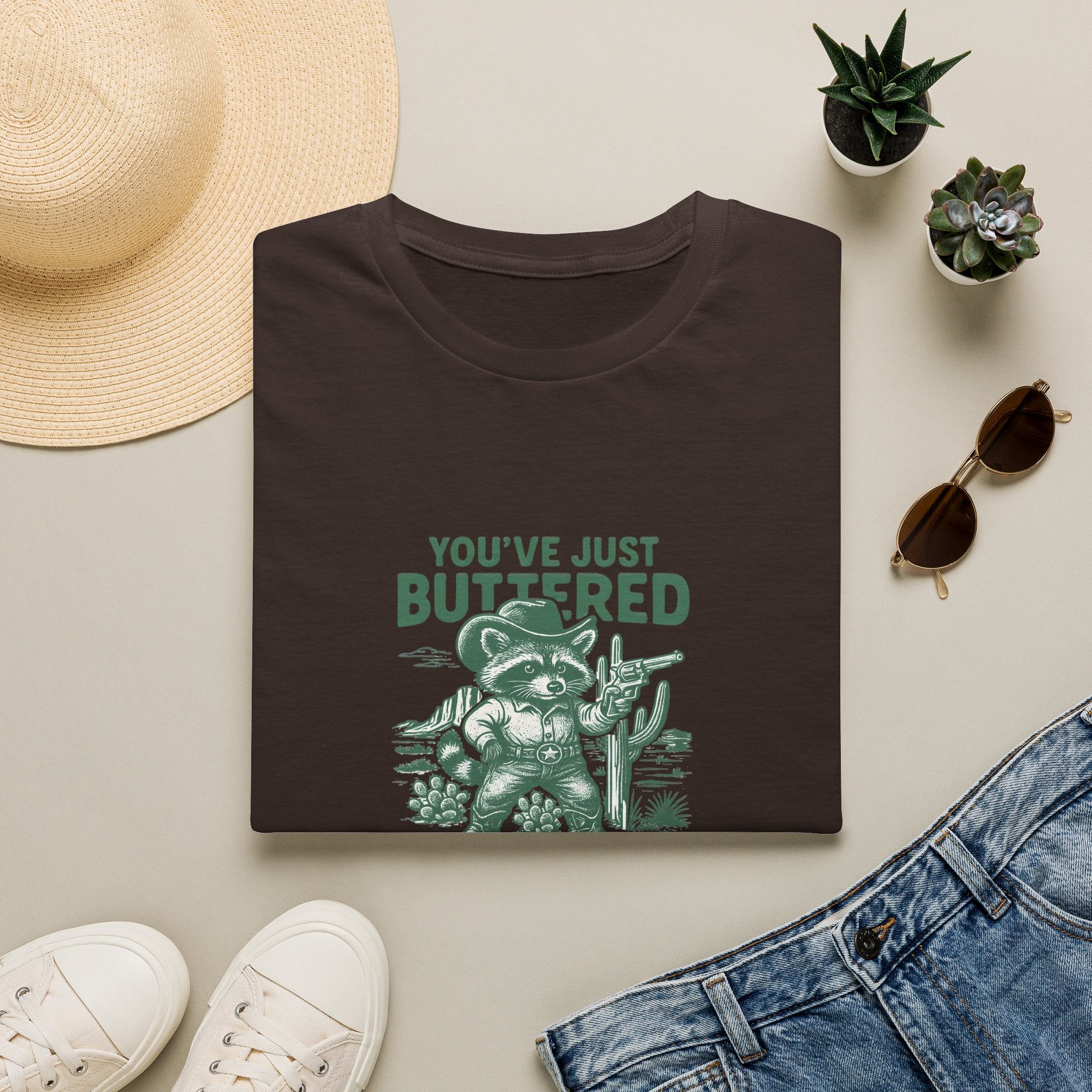 You've Just Buttered Your Last Biscuit T-Shirt — Funny Western Gift for Women