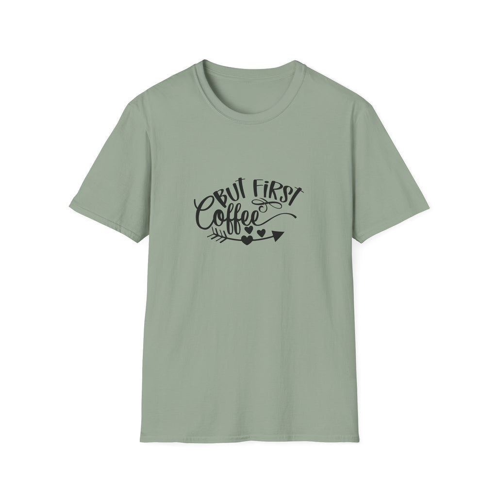 But First Coffee T-Shirt — Funny Gift for Coffee Lovers Women's Graphic Tee