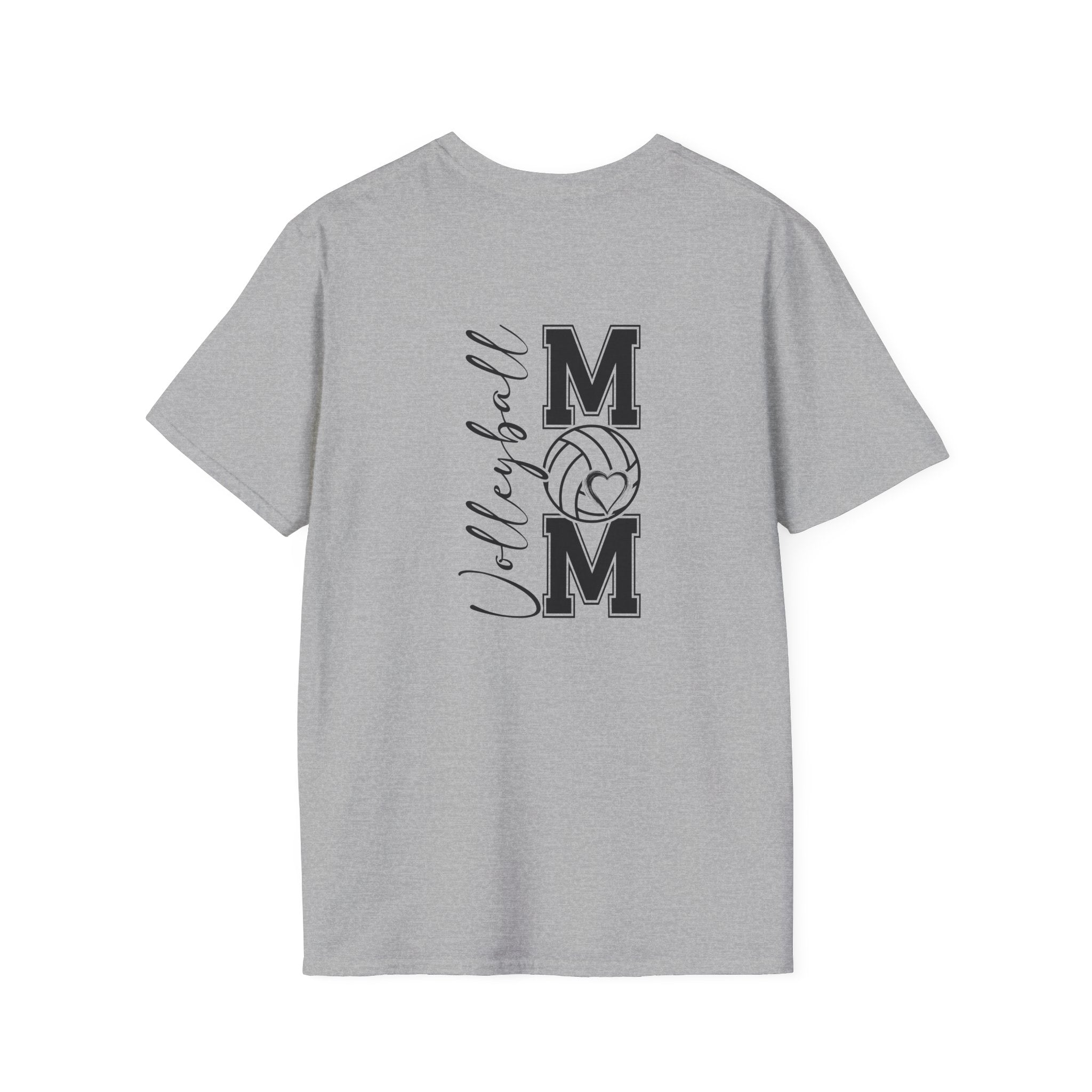 Volleyball Mom T-Shirt — Cute Game Day Gift for Sports Moms Script Graphic Tee