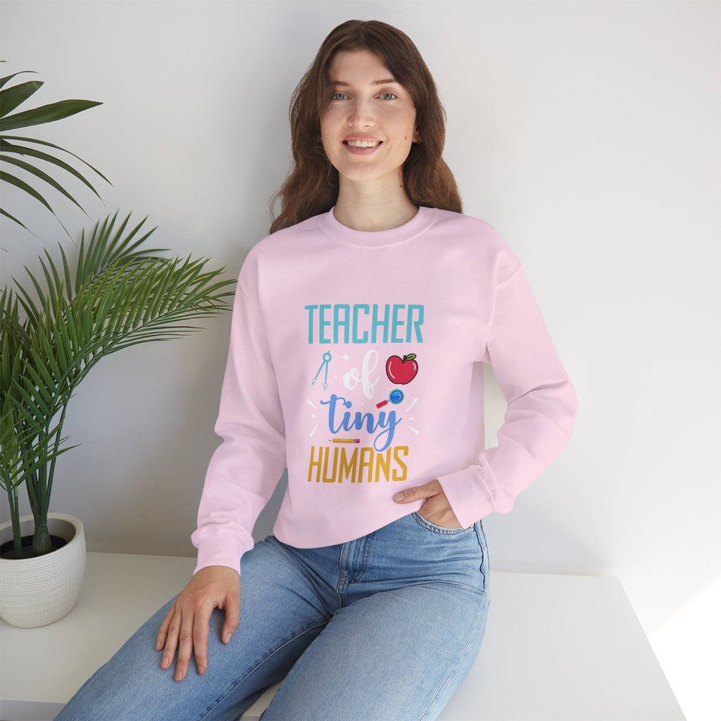 Teacher of Tiny Humans Sweatshirt — Funny Teacher Gift Appreciation Crewneck