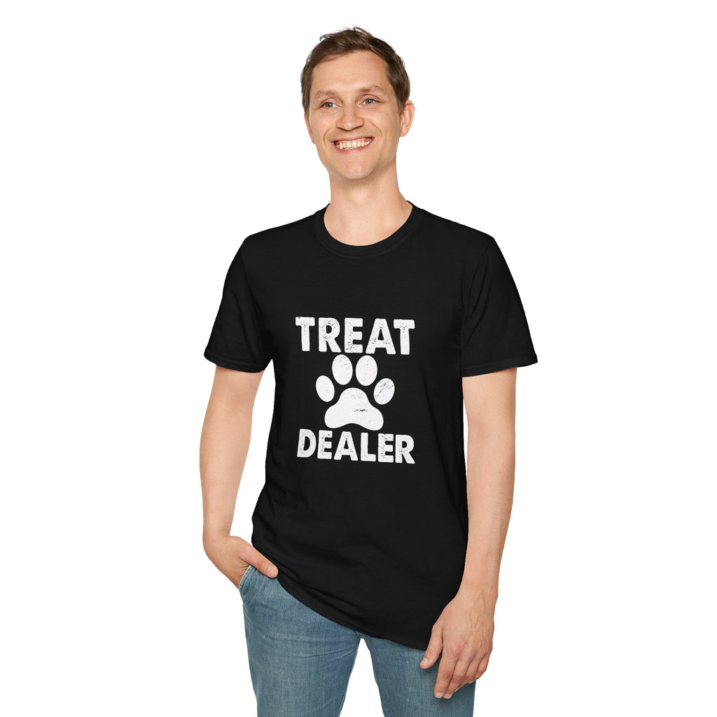 Treat Dealer T-Shirt — Funny Dog Paw Pet Lover Tee