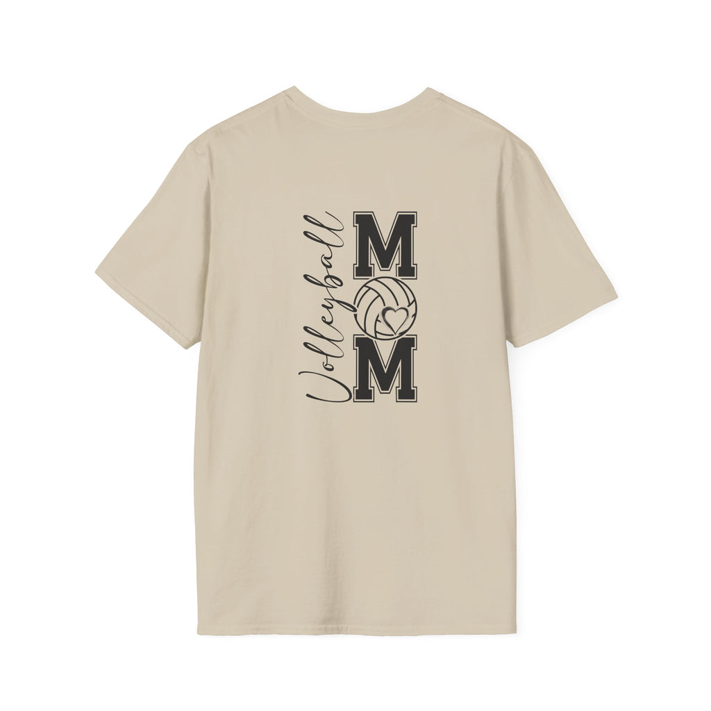 Volleyball Mom T-Shirt — Cute Game Day Gift for Sports Moms Script Graphic Tee