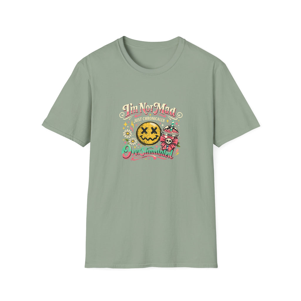 I'm Not Mad Kawaii Bubble Tea T-Shirt — Cute Funny Gift for Her Graphic Tee