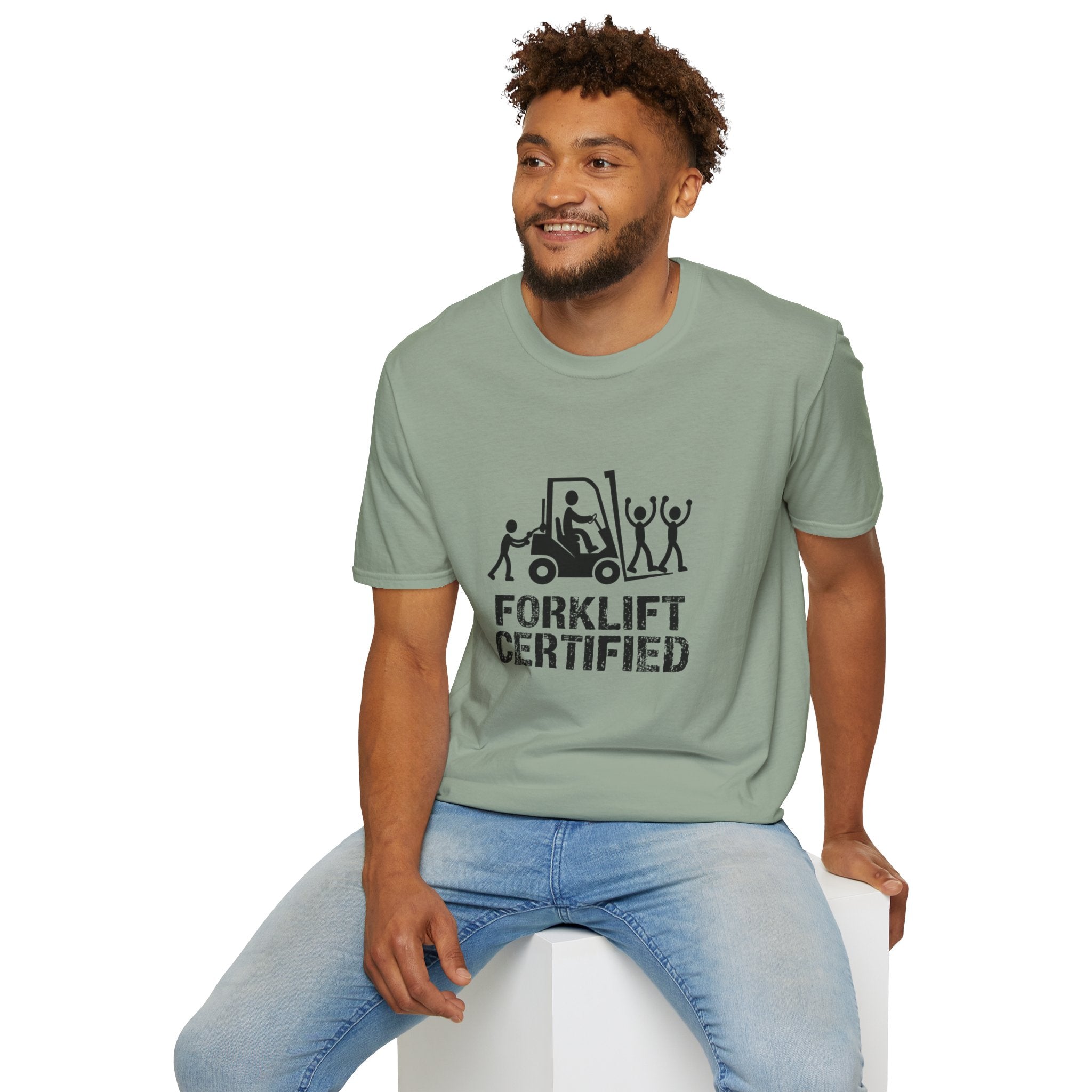 Forklift Certified T-Shirt — Funny Industrial Workplace Tee for Forklift Operators