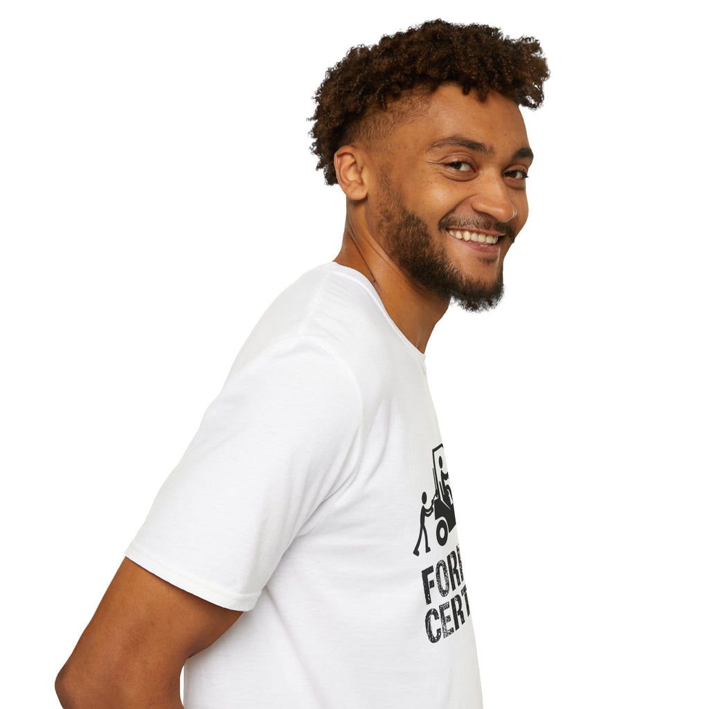 Forklift Certified T-Shirt — Funny Industrial Workplace Tee for Forklift Operators