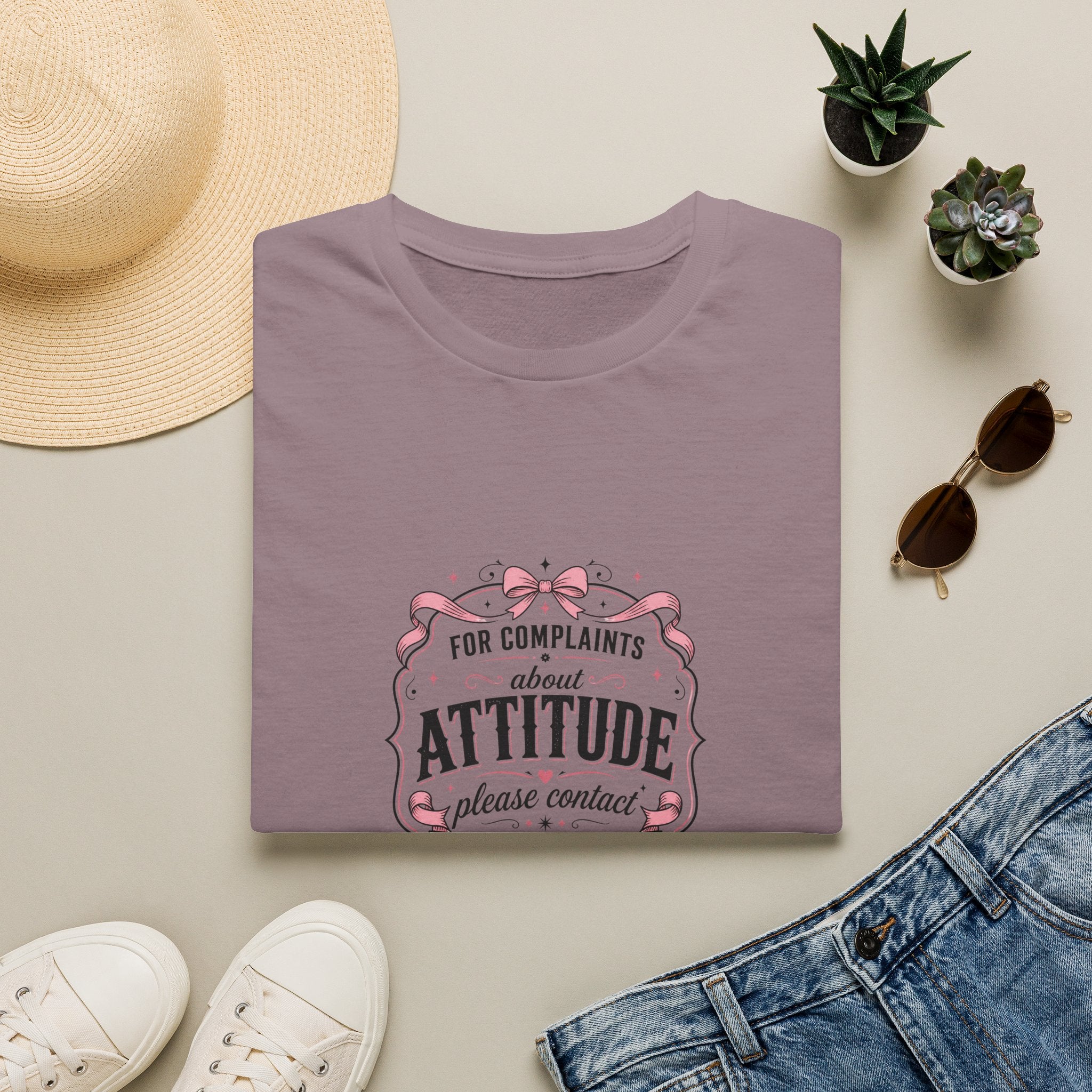For Complaints About Attitude Contact The Manufacturer T-Shirt — Funny Gift for Her
