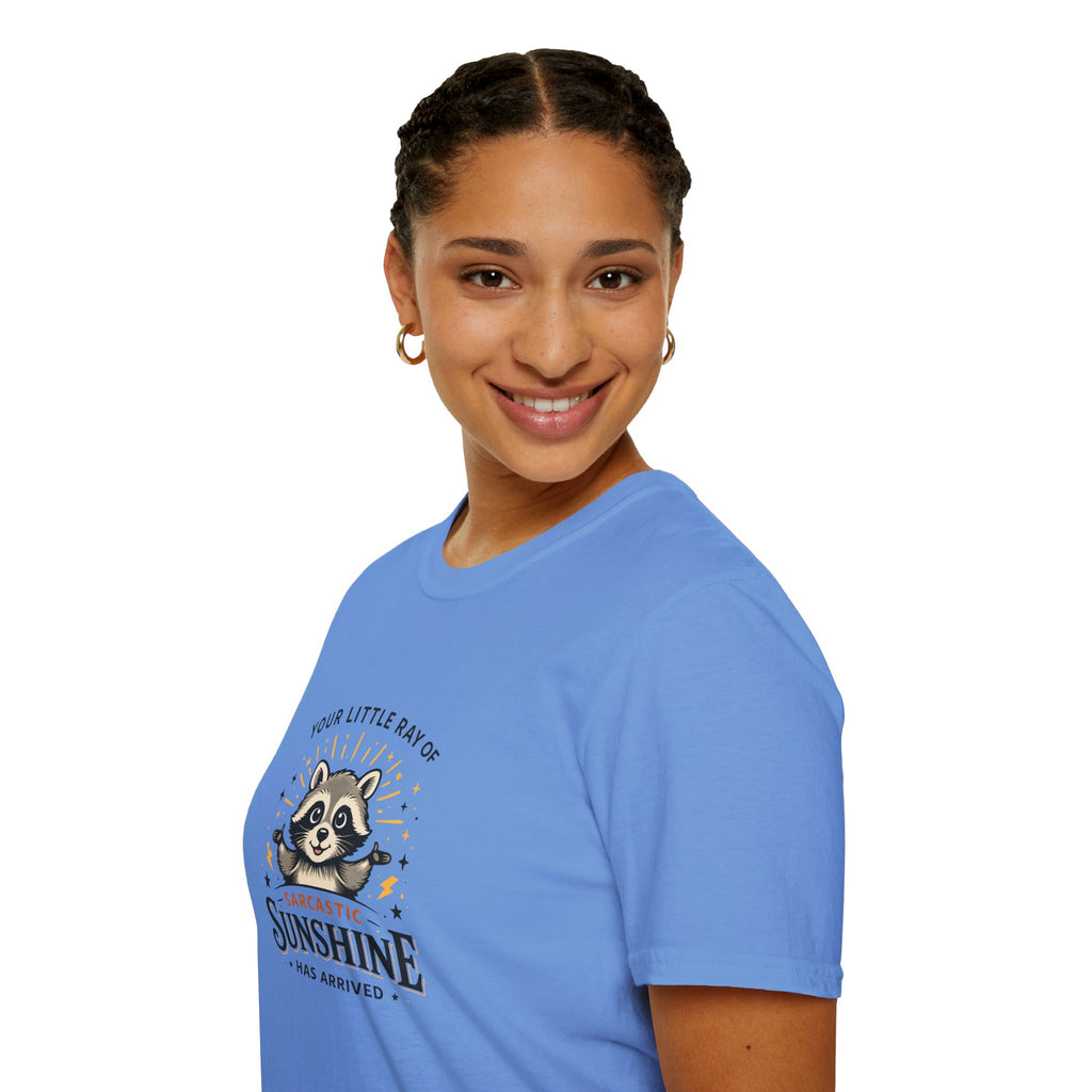 Your Little Ray of Sarcastic Sunshine Raccoon T-Shirt — Funny Gift for Her