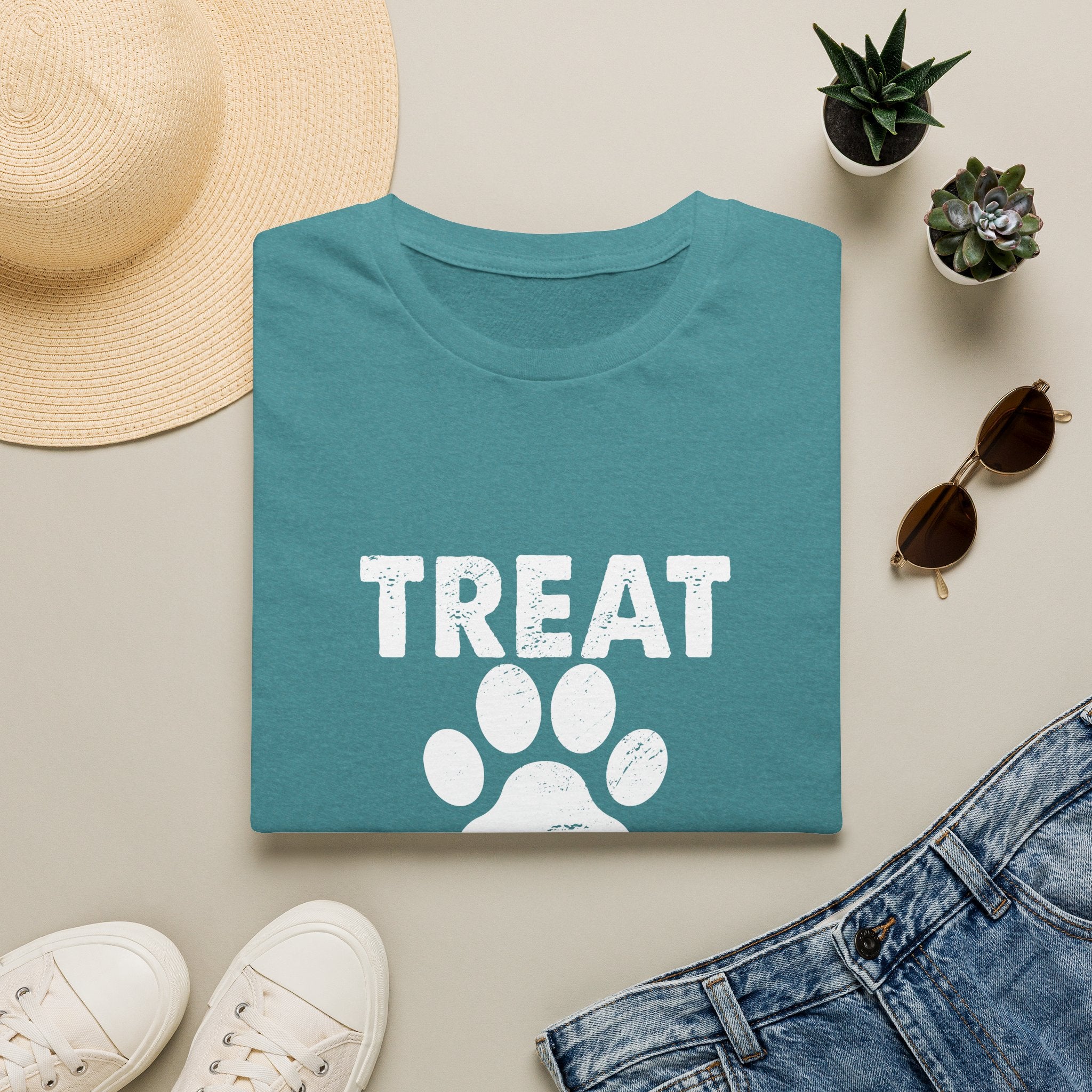Treat Dealer T-Shirt — Funny Dog Paw Pet Lover Tee