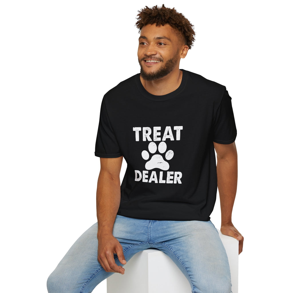 Treat Dealer T-Shirt — Funny Dog Paw Pet Lover Tee