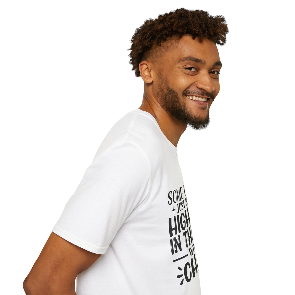 Some People Just Need a High Five in the Face with a Chair T-Shirt — Funny Sarcastic Graphic Tee