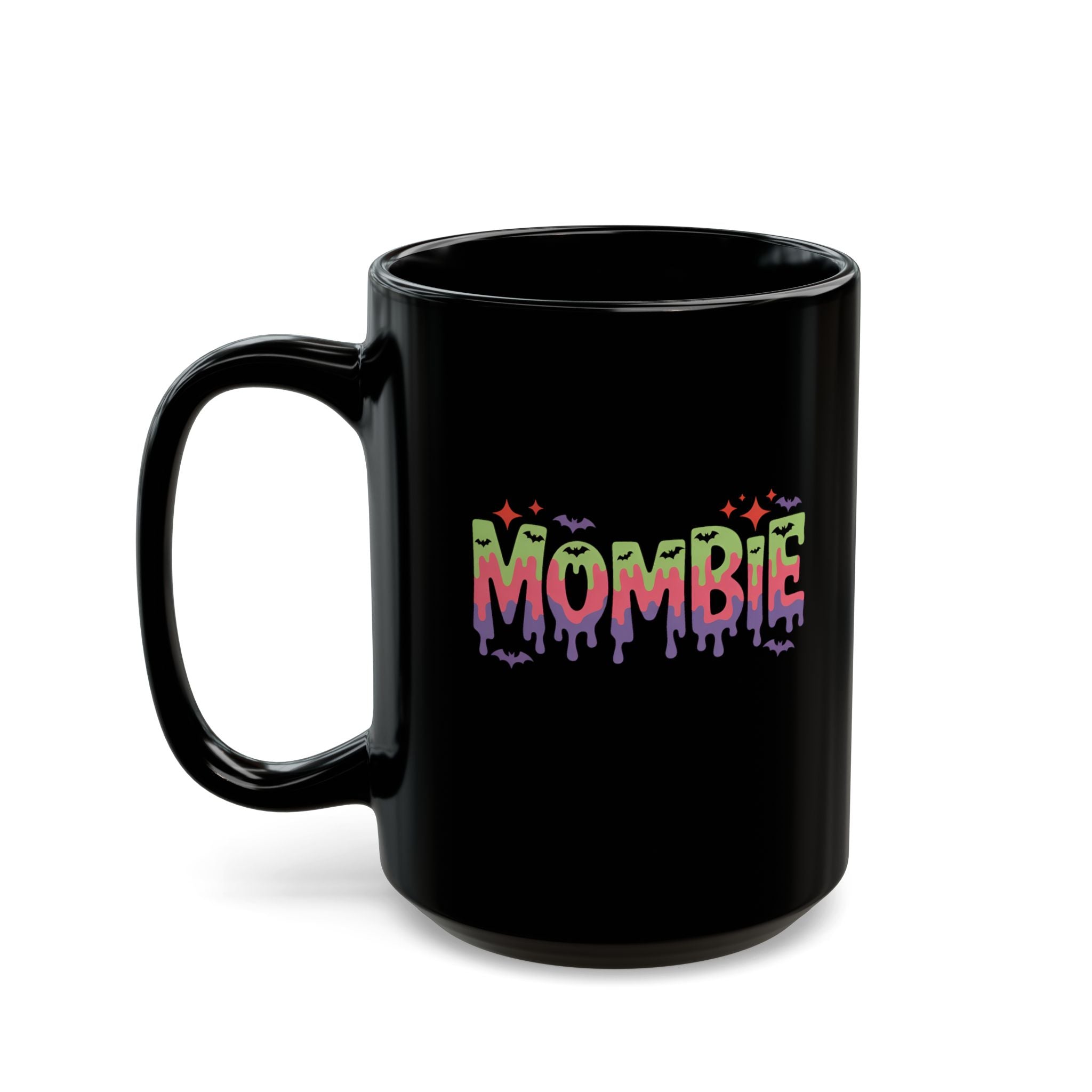 Zombie Mom Drip Halloween Mug — Funny Gift for Moms Colorful Coffee Cup 11oz 15oz