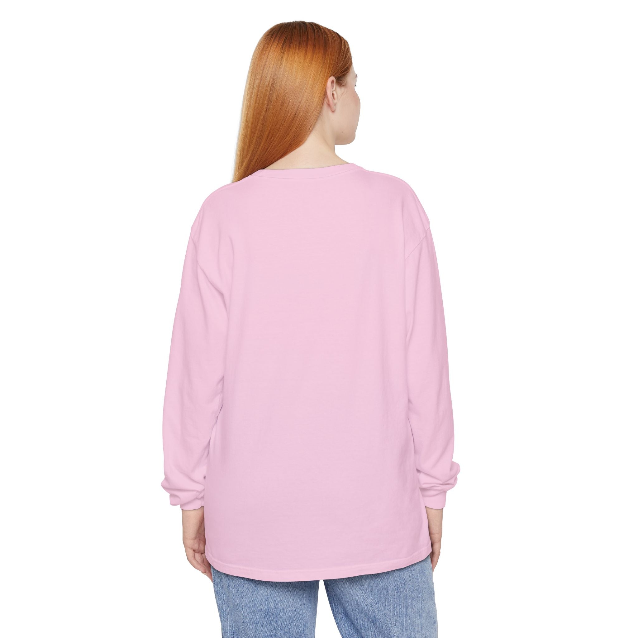 Thankful Grateful Blessed Pumpkin Long Sleeve — Cute Fall Thanksgiving Gift for Women