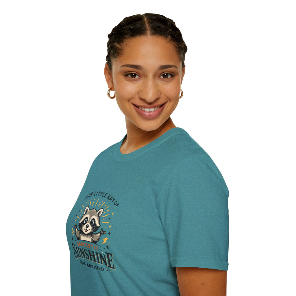 Your Little Ray of Sarcastic Sunshine Raccoon T-Shirt — Funny Gift for Her