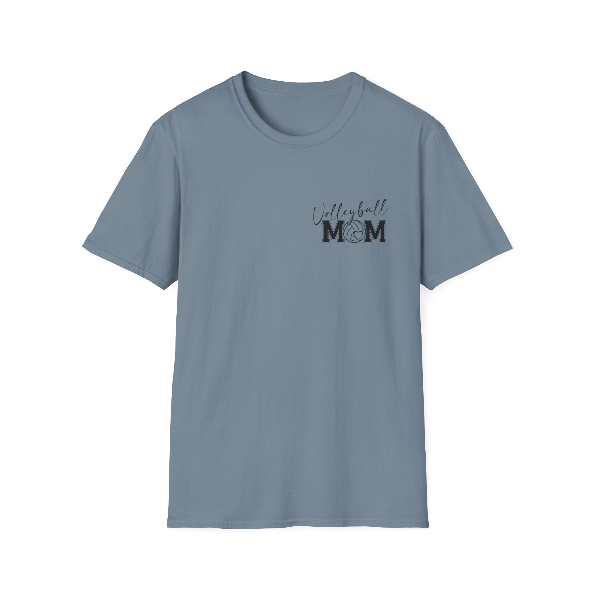 Volleyball Mom T-Shirt — Cute Game Day Gift for Sports Moms Script Graphic Tee