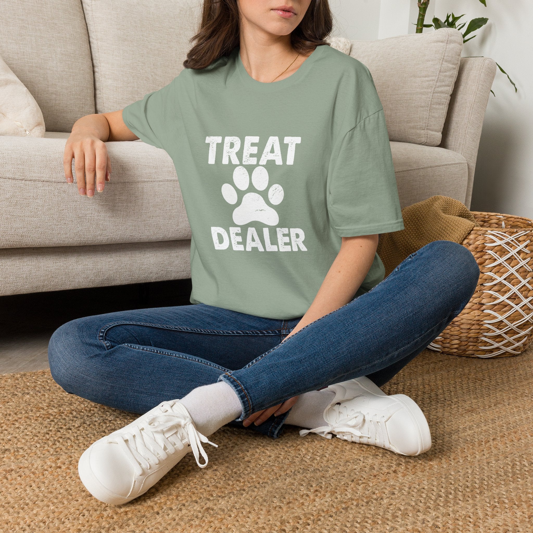 Treat Dealer T-Shirt — Funny Dog Paw Pet Lover Tee