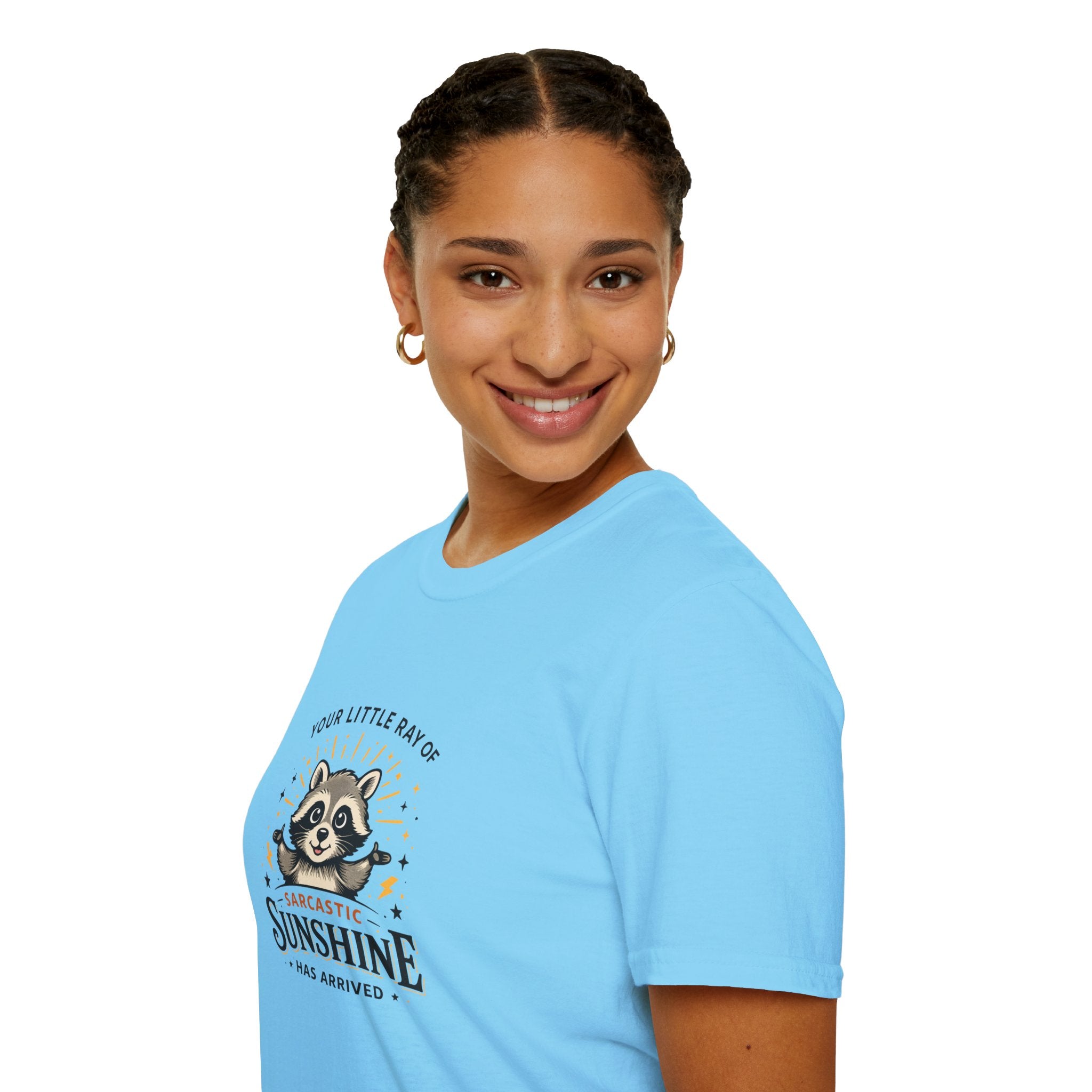 Your Little Ray of Sarcastic Sunshine Raccoon T-Shirt — Funny Gift for Her