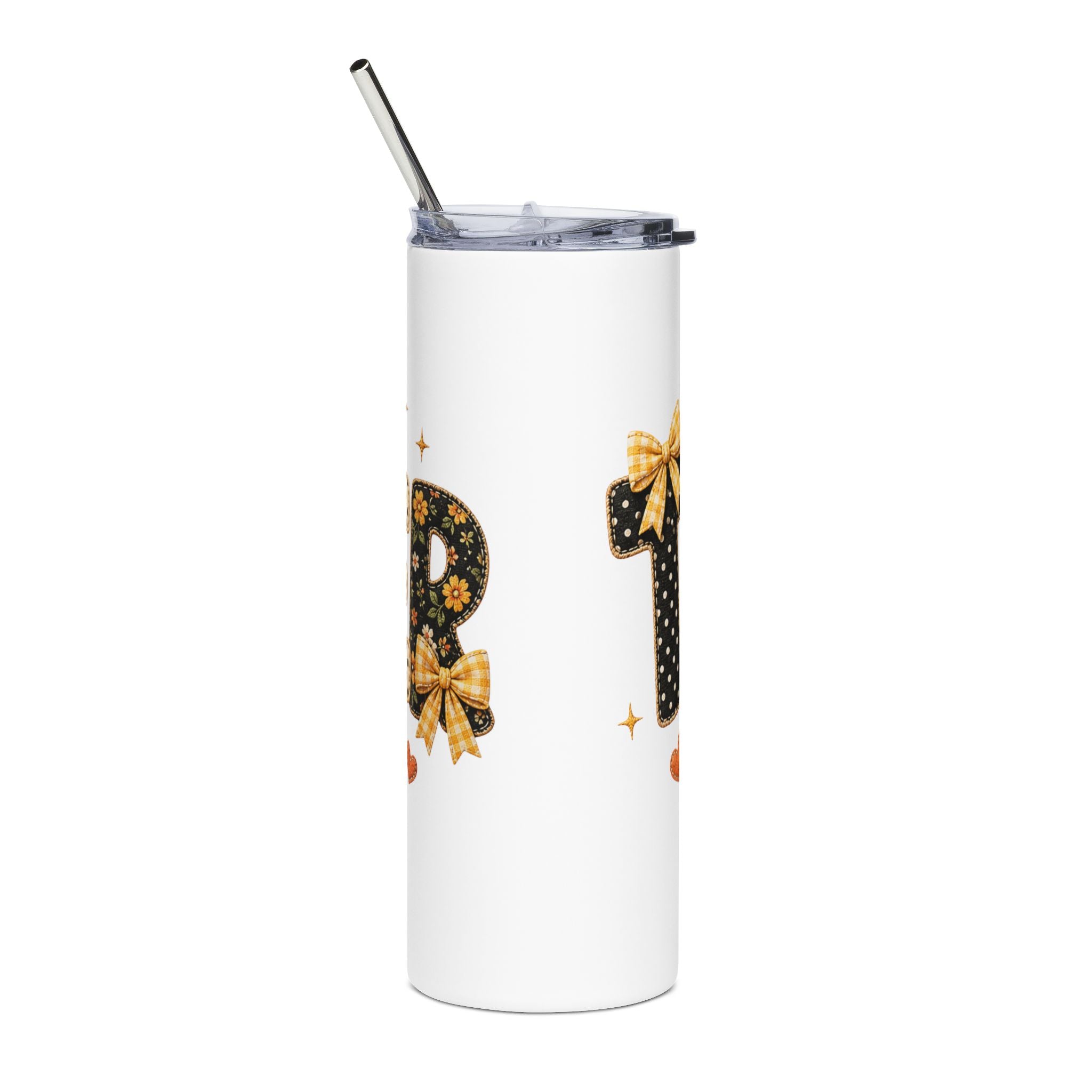 Cute Bee & Sunflower Teacher Tumbler — Cute Gift for Teachers 20oz Stainless Steel Cup