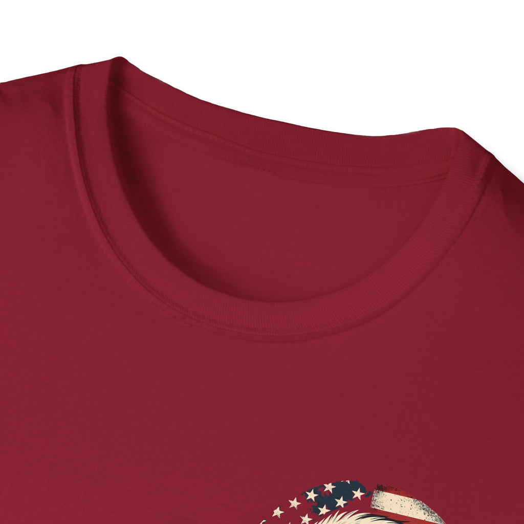 Patriotic Bald Eagle T-Shirt — American Flag Gift for Him Fourth of July Graphic Tee