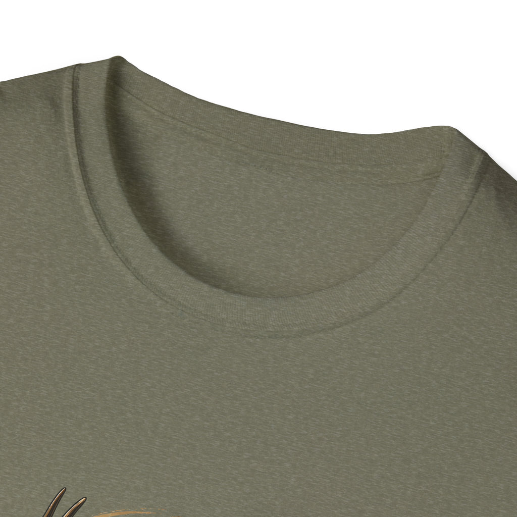American Flag Deer T-Shirt — Patriotic Buck Gift for Hunters Men's Graphic Tee