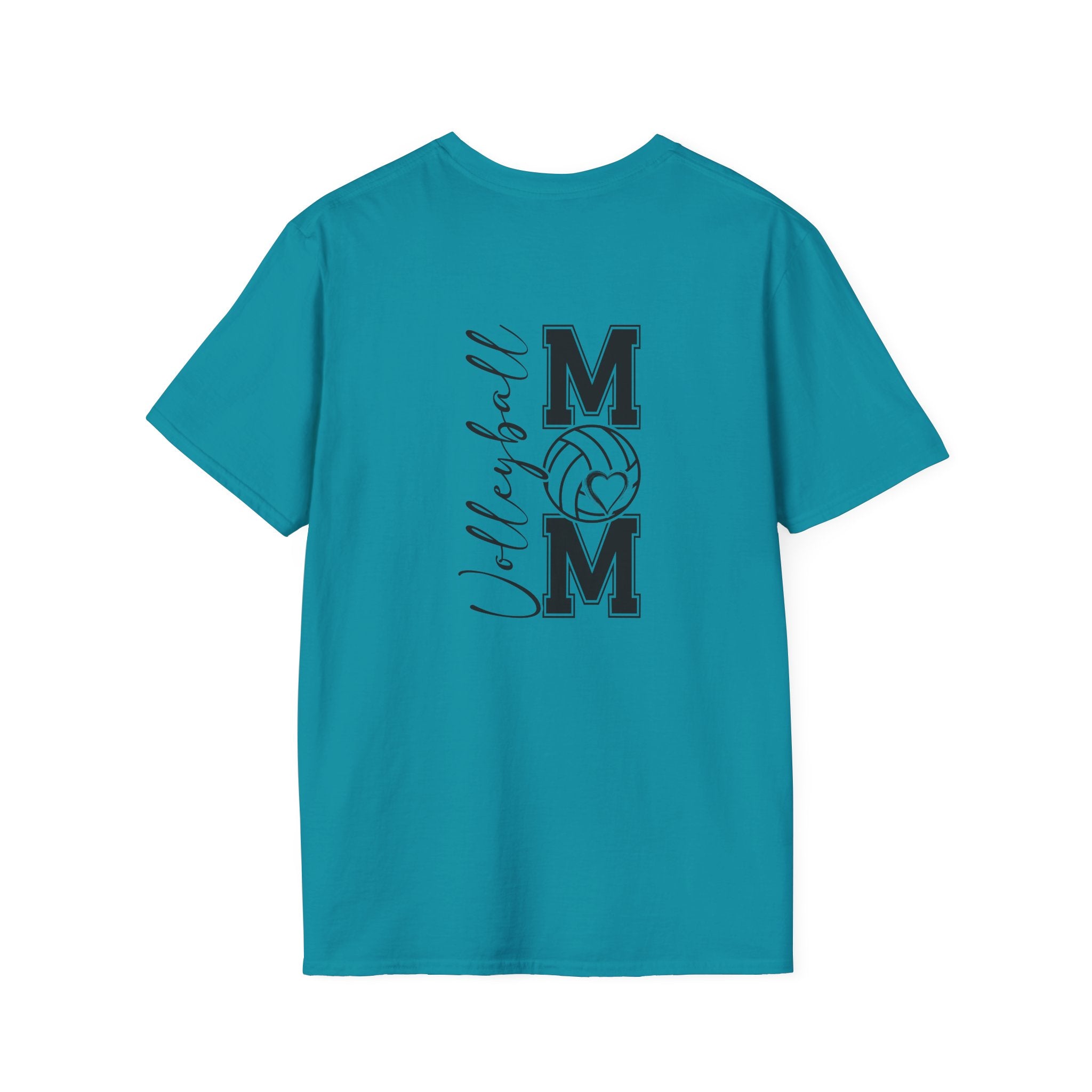 Volleyball Mom T-Shirt — Cute Game Day Gift for Sports Moms Script Graphic Tee