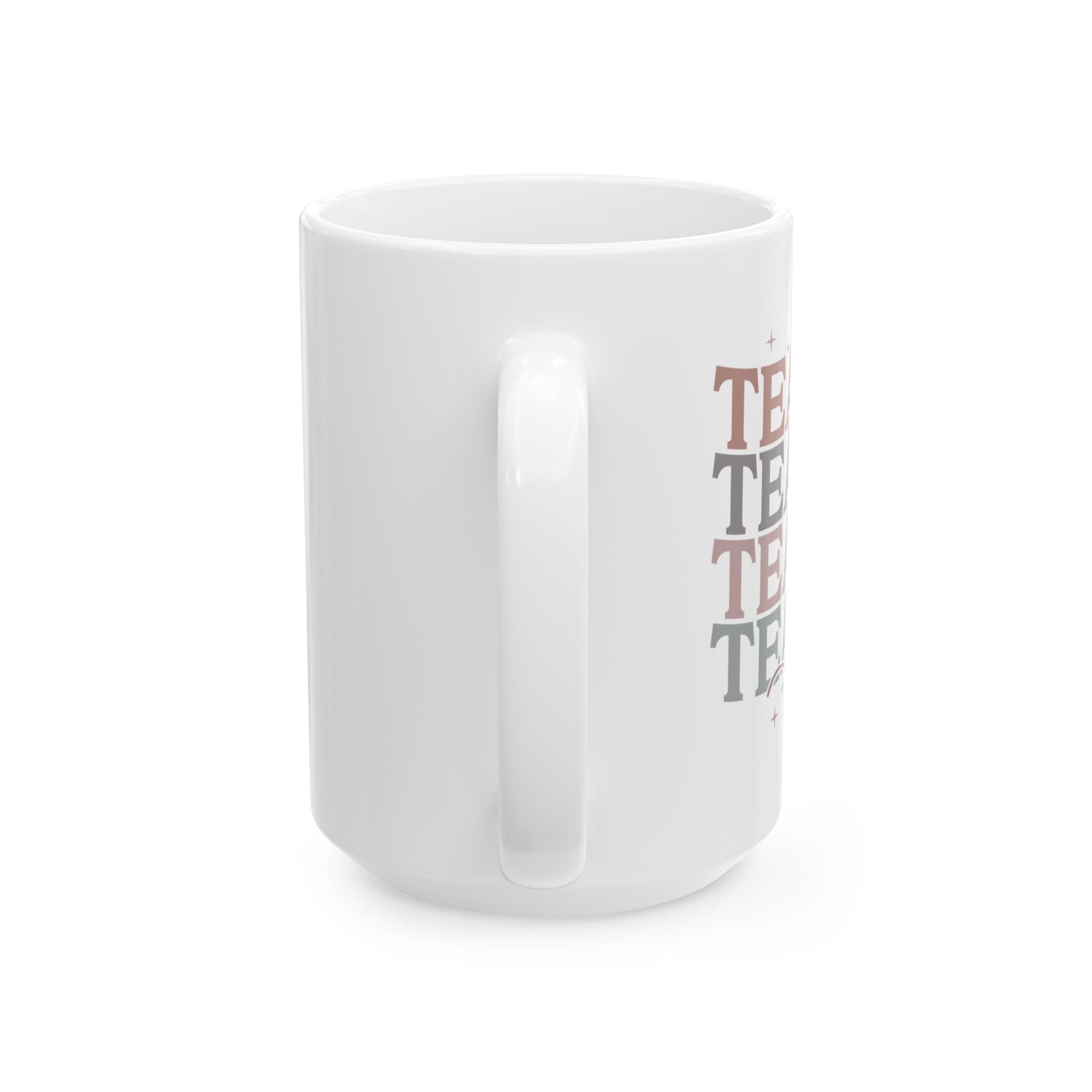 Teacher Life Ceramic Mug — Cute Retro Gift for Teachers 11oz 15oz Coffee Cup