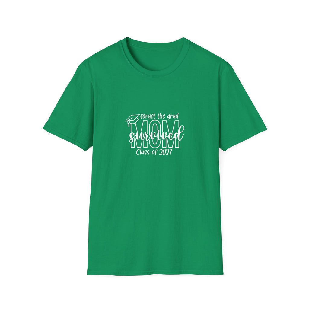 Class of 2027 Sarcastic Mom T-Shirt — Funny Graduation Gift for Mom Graphic Tee