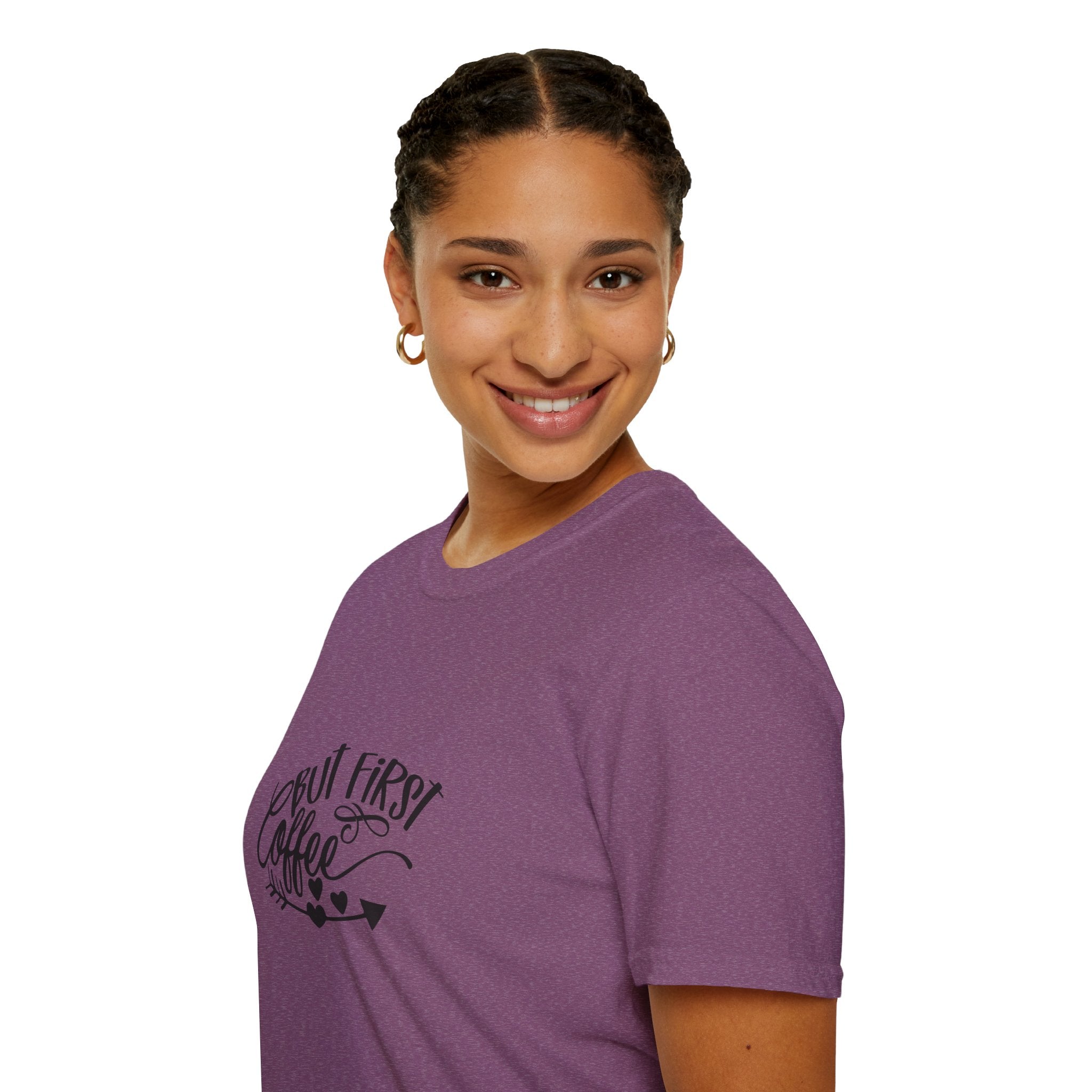 But First Coffee T-Shirt — Funny Gift for Coffee Lovers Women's Graphic Tee