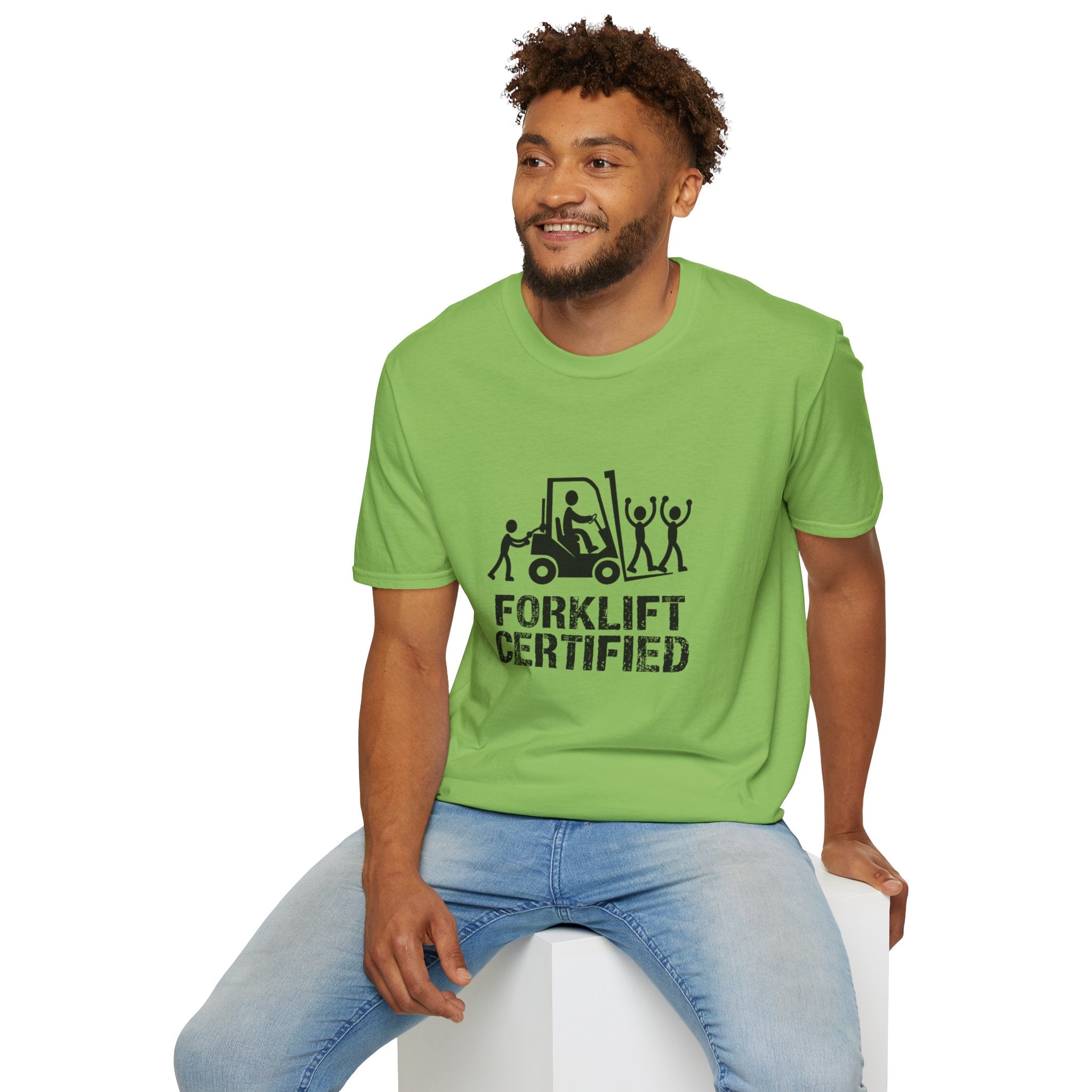 Forklift Certified T-Shirt — Funny Industrial Workplace Tee for Forklift Operators