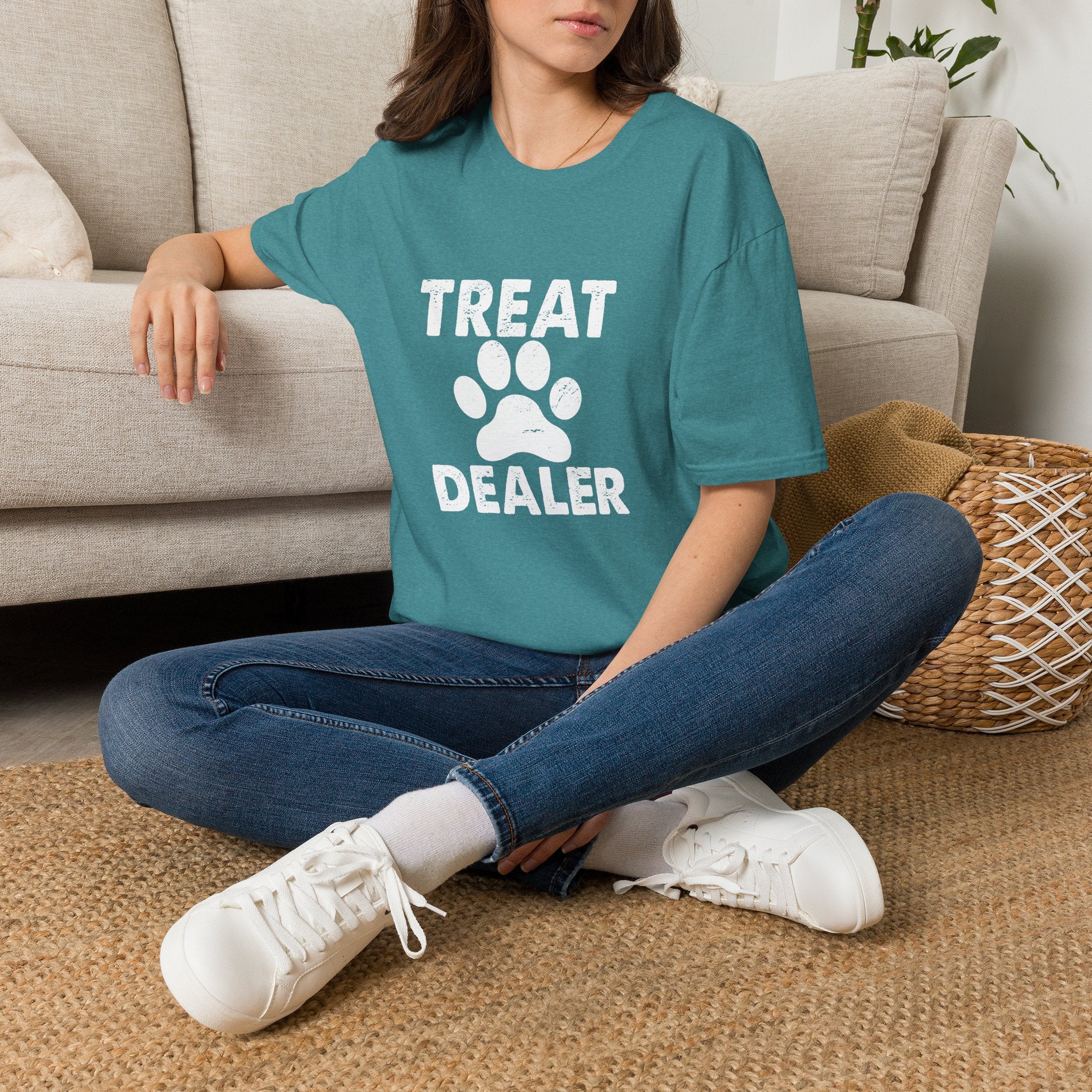 Treat Dealer T-Shirt — Funny Dog Paw Pet Lover Tee
