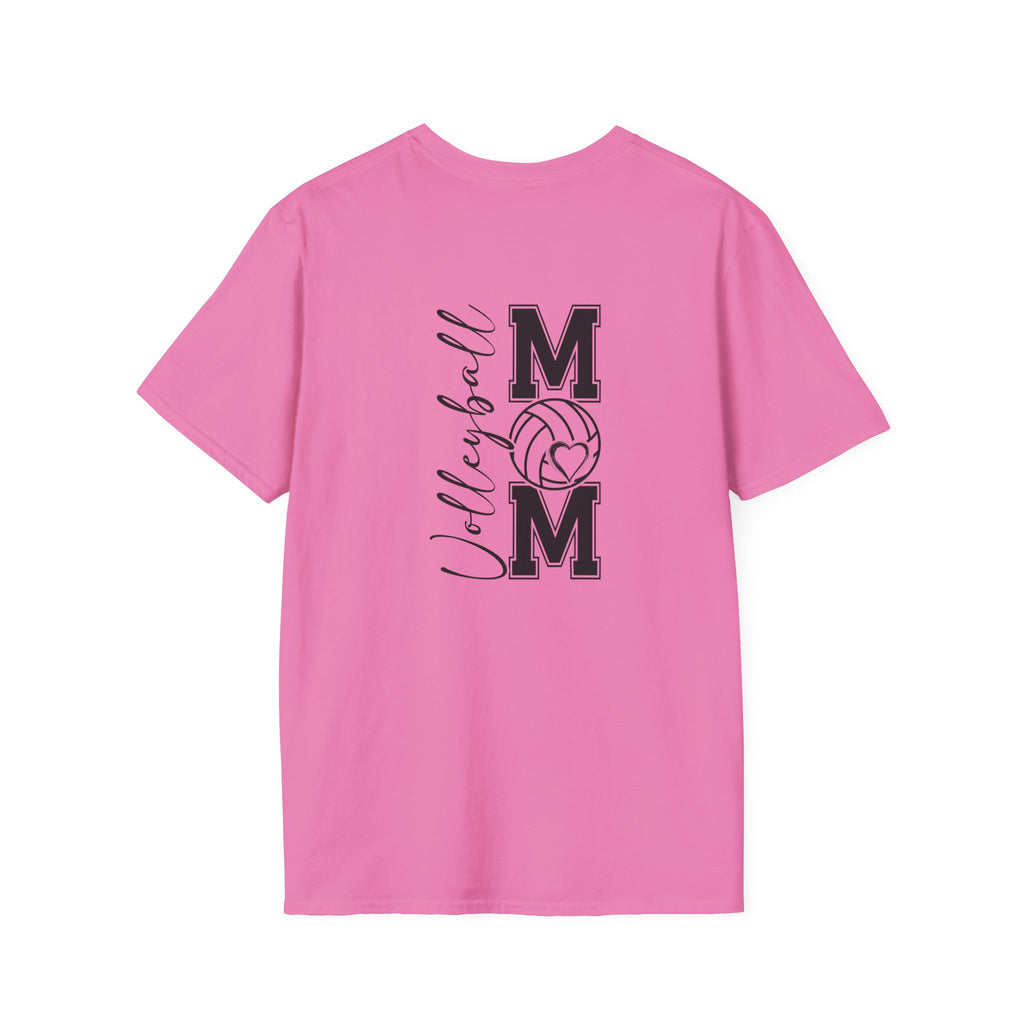 Volleyball Mom T-Shirt — Cute Game Day Gift for Sports Moms Script Graphic Tee