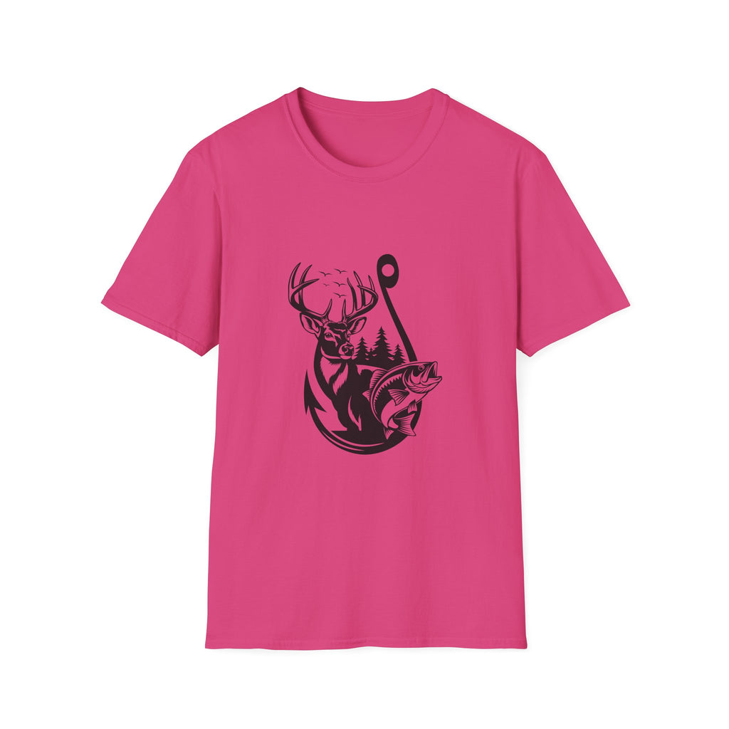 Hunt Fish & Forest Adventure T-Shirt — Outdoor Gift for Hunters & Fishermen