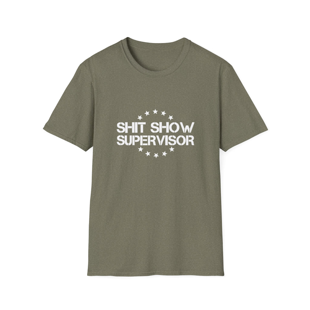 Shit Show Supervisor T-Shirt — Funny Sarcastic Gift for Her Work Humor Graphic Tee