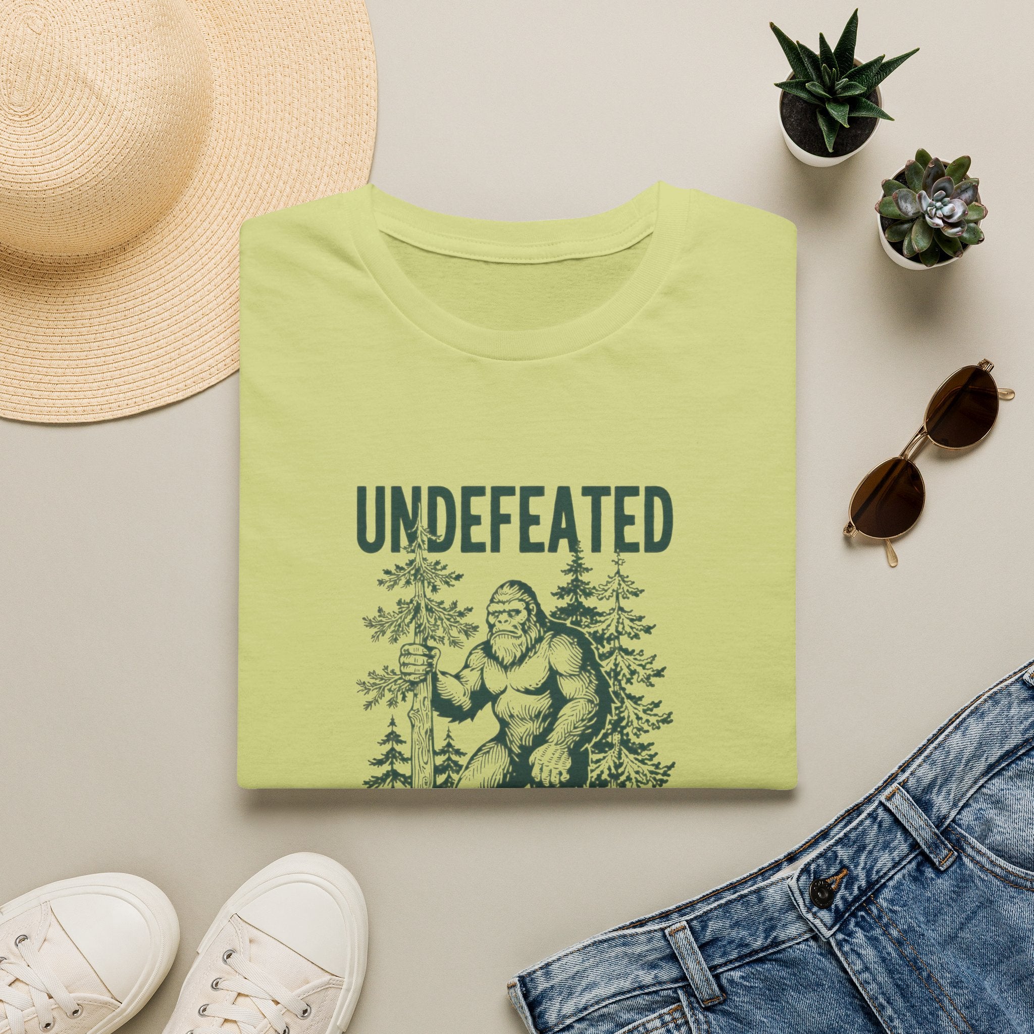 Undefeated Bigfoot T-Shirt — 'Hide and Seek Champion' Graphic Tee