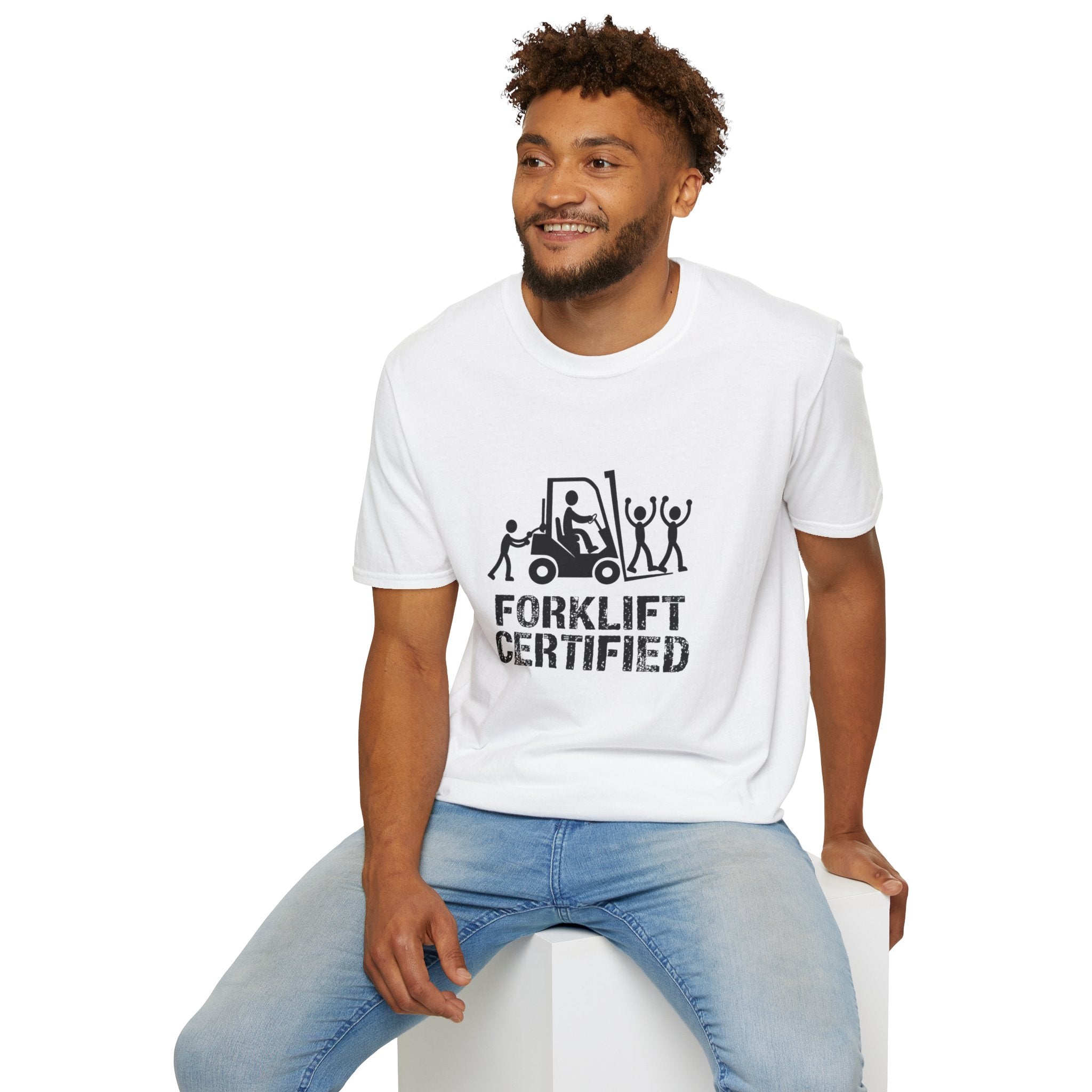 Forklift Certified T-Shirt — Funny Industrial Workplace Tee for Forklift Operators