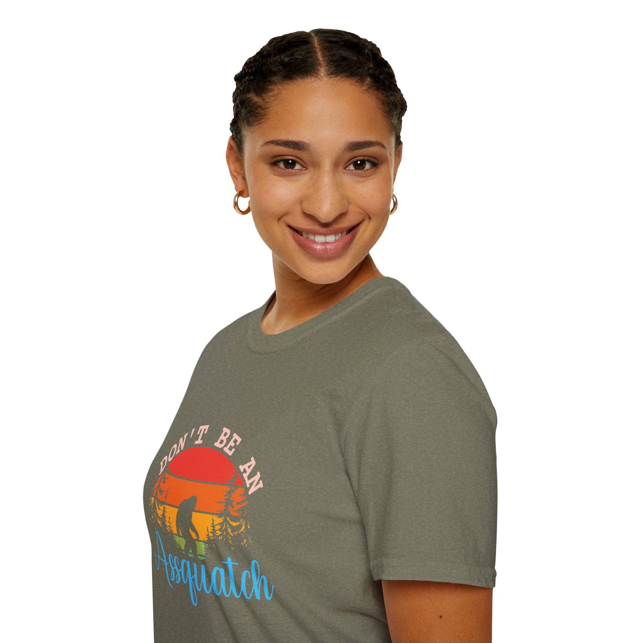 Don't Be An Assquatch T-Shirt — Funny Bigfoot Gift Sasquatch Sunset Graphic Tee