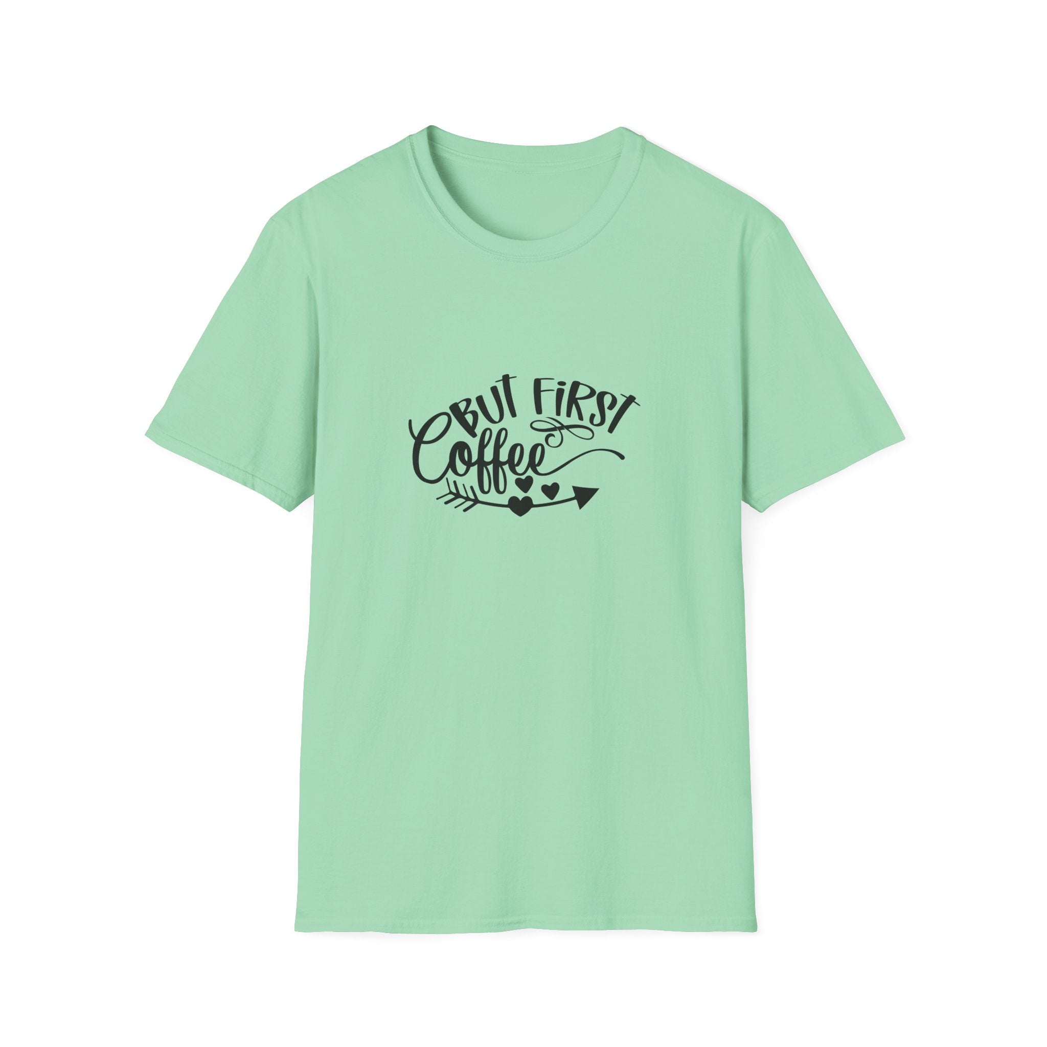But First Coffee T-Shirt — Funny Gift for Coffee Lovers Women's Graphic Tee