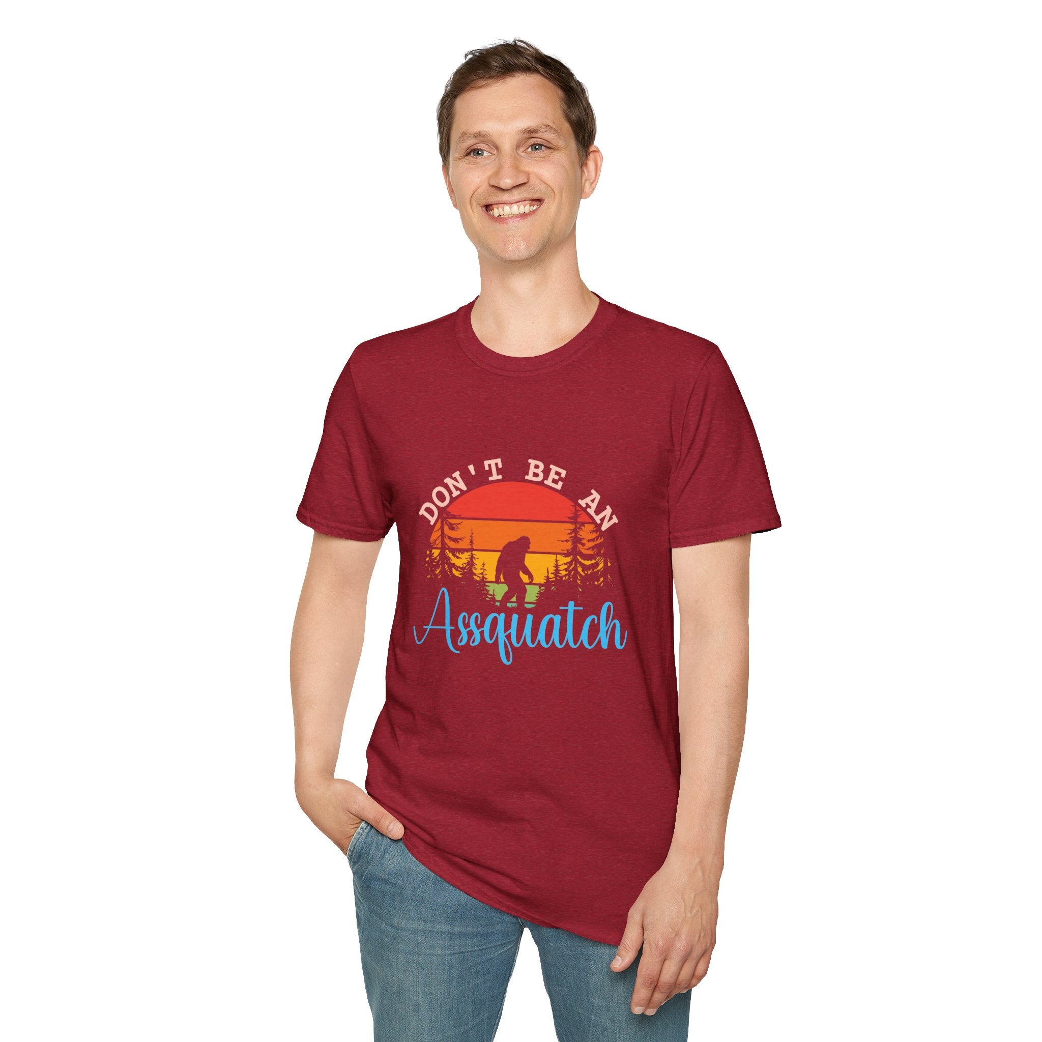 Don't Be An Assquatch T-Shirt — Funny Bigfoot Gift Sasquatch Sunset Graphic Tee