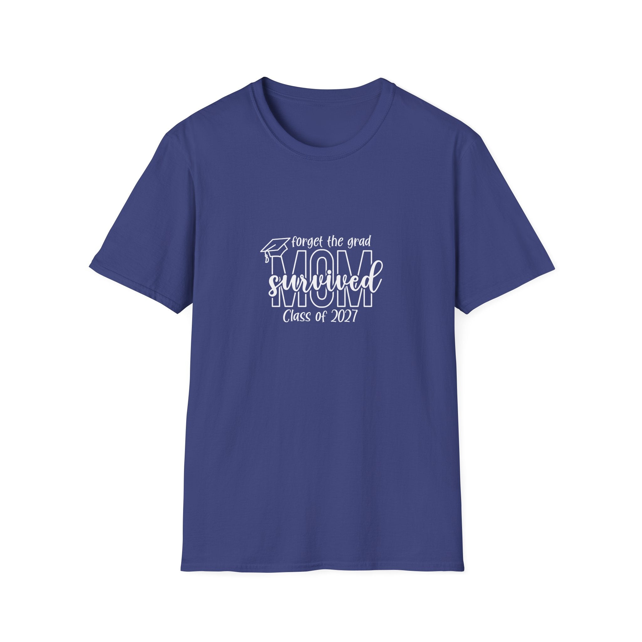 Class of 2027 Sarcastic Mom T-Shirt — Funny Graduation Gift for Mom Graphic Tee