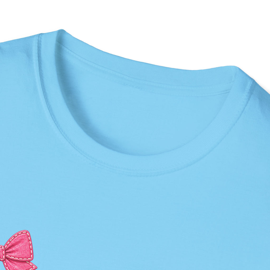 Floral Leopard TEACH T-Shirt — Cute Back-to-School Gift for Teachers Pink Bow Tee